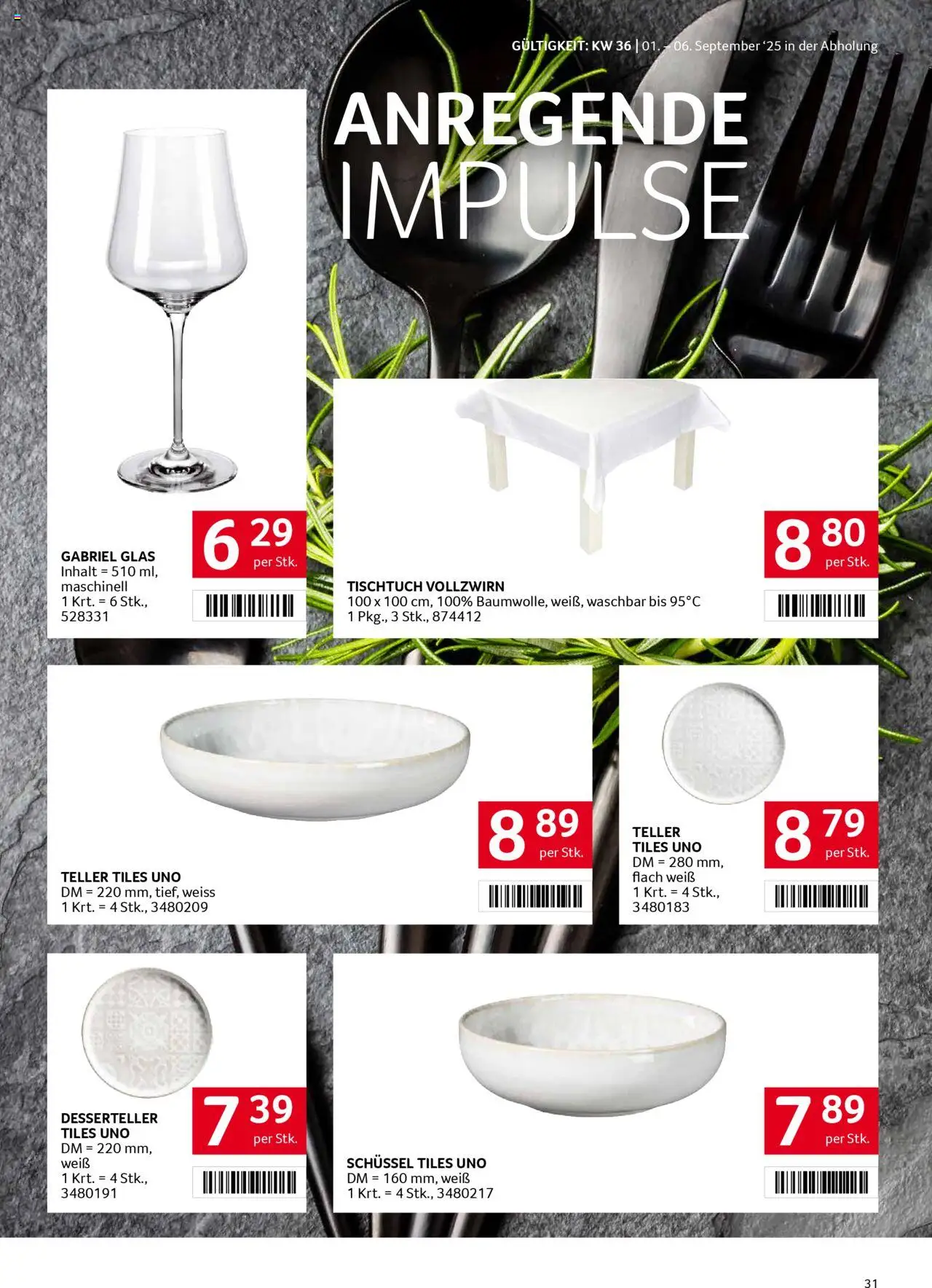 Transgourmet Flugblatt gültig ab 31.08.2025 | Seite: 31