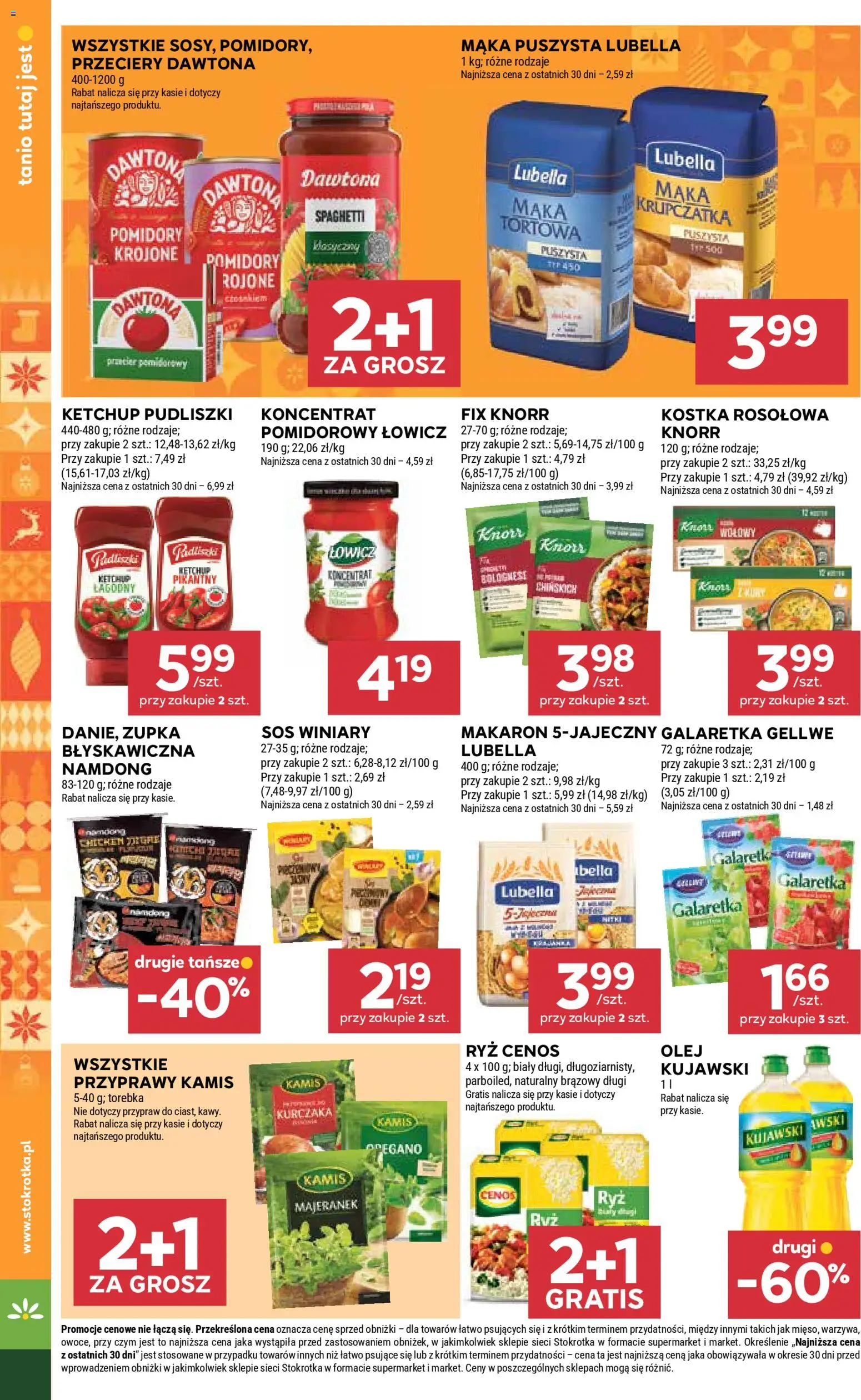 Stokrotka Gazetka - Market od 20.11.2025 | Strona: 12 | Produkty: Ketchup pudliszki, Ryż, Makaron, Warzywa