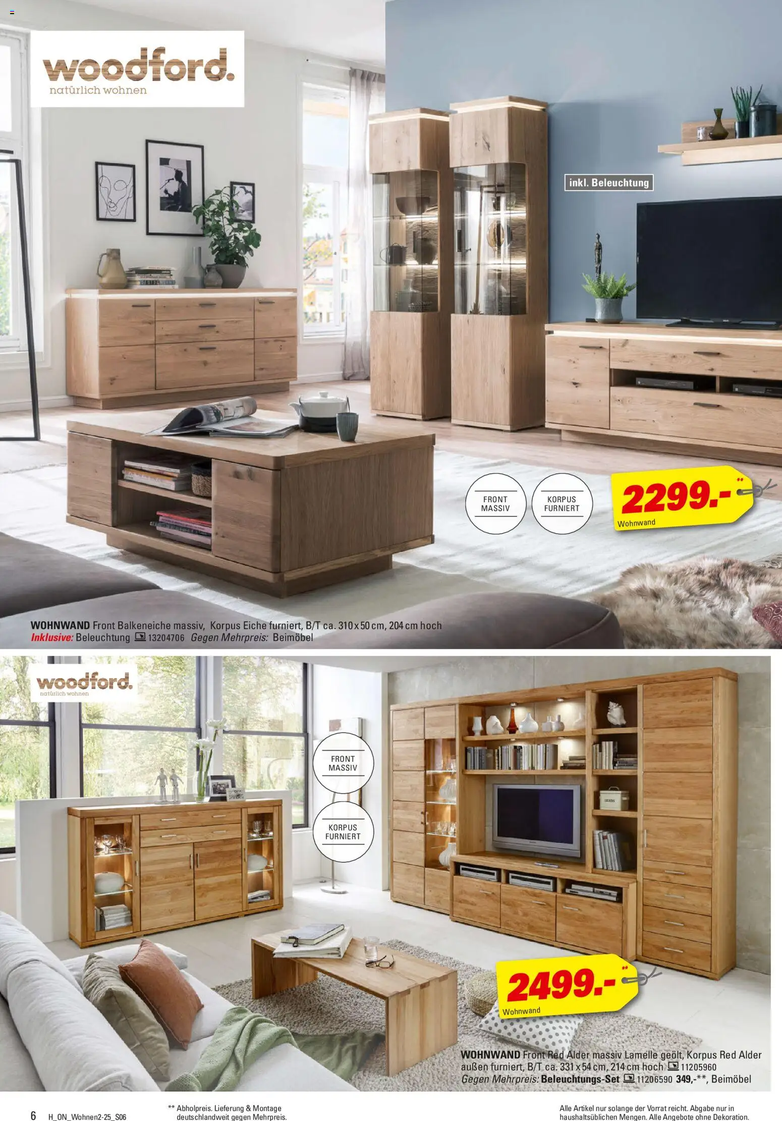 Höffner Wohnen Spezial – gültig ab 29.10.2025 | Seite: 6 | Produkte: Wohnwand