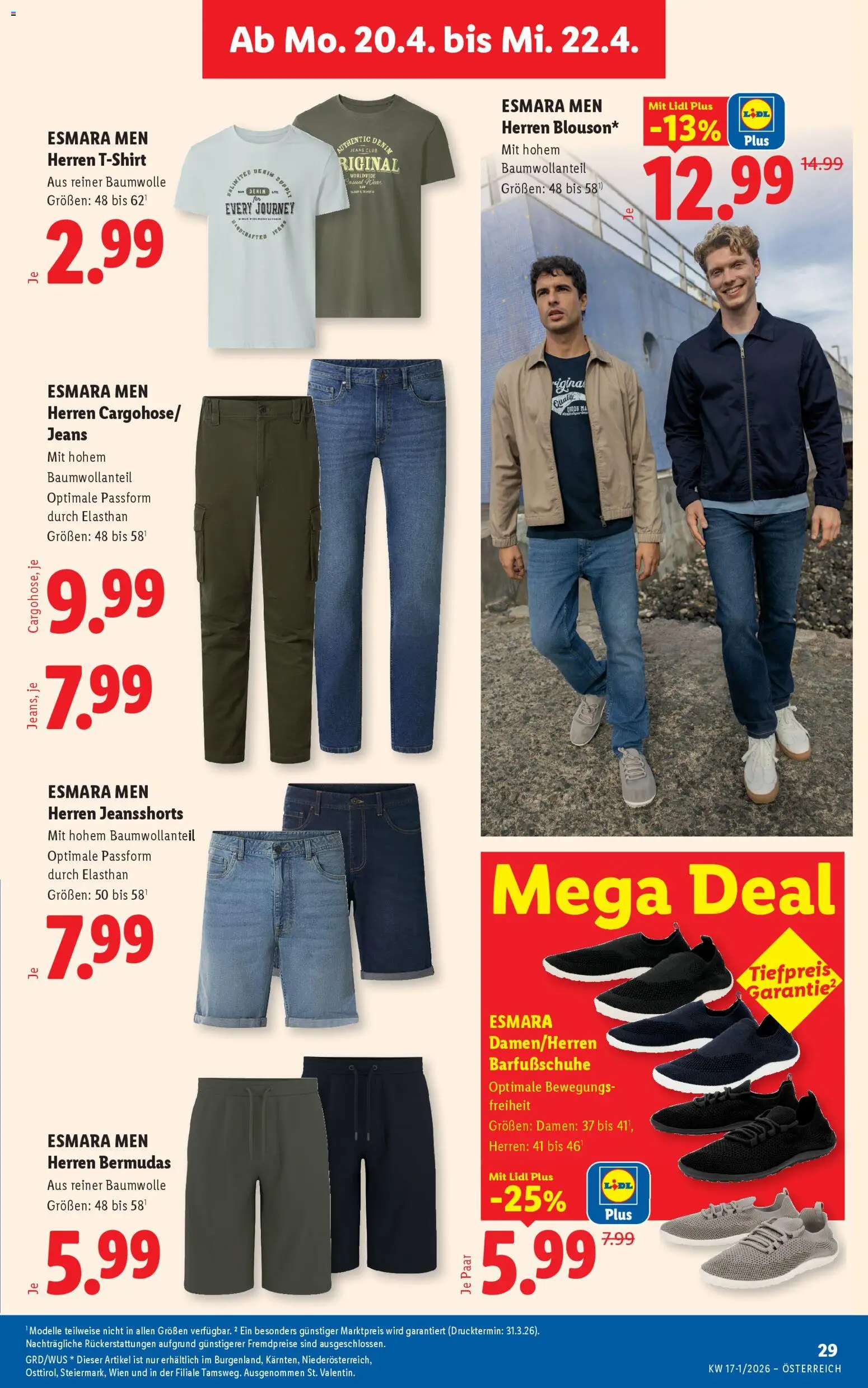 Lidl Flugblatt - Eisenstadt, Ebenfurth, Mattersburg gültig ab 16.04.2026 | Seite: 32 | Produkte: Jeans