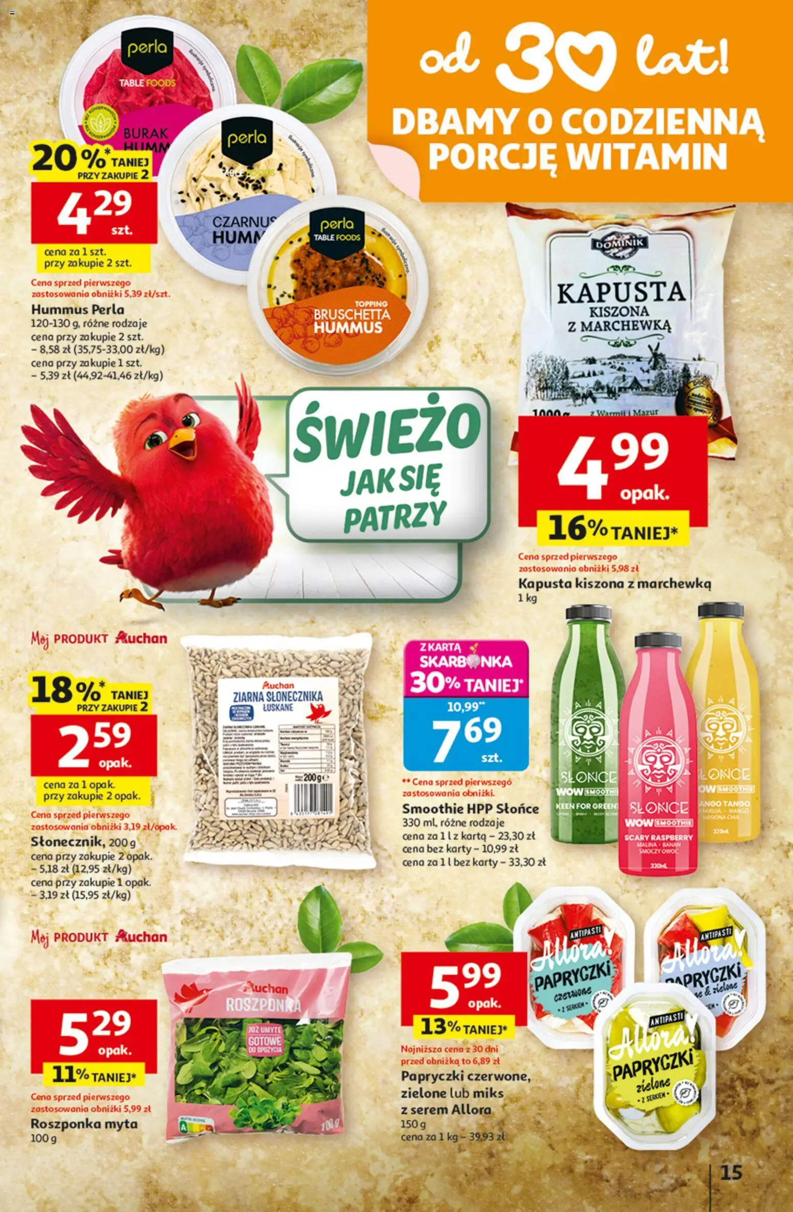 Auchan Gazetka - 30 Lat Hipermarket od 12.02.2026 | Strona: 15