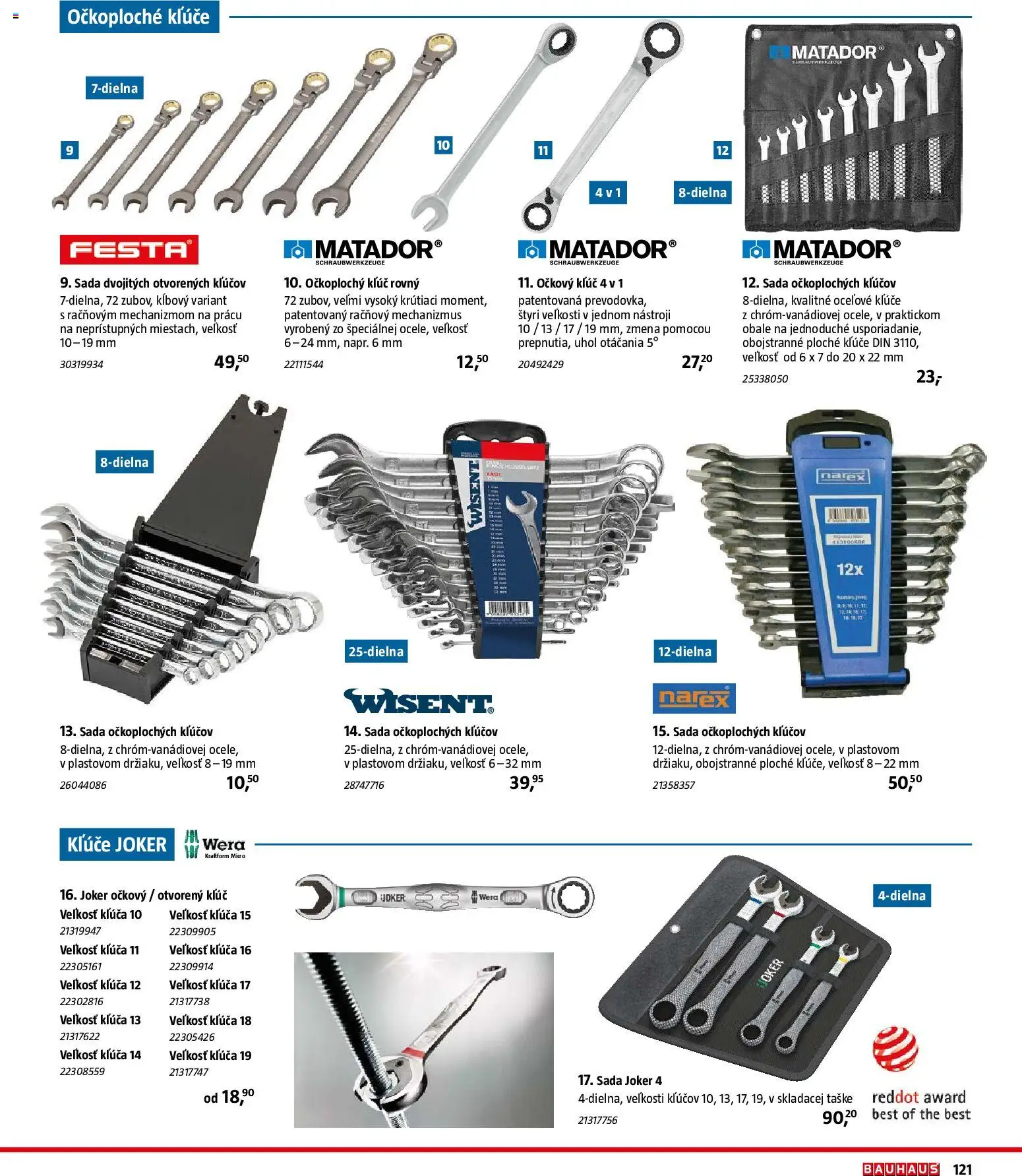 Nové Bauhaus akcie – leták je platný od 26.01.2026 | Strana: 121 | Produkty: Narex