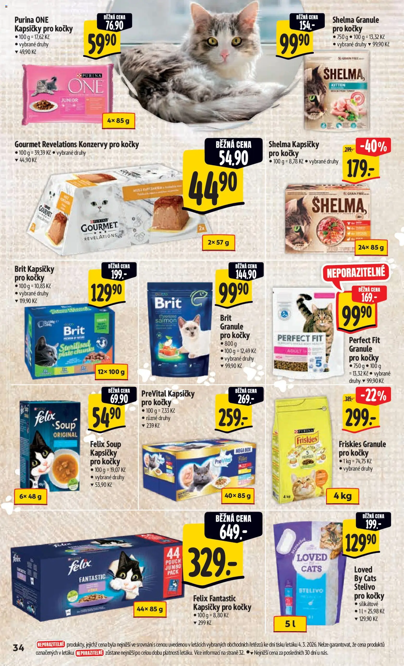 Albert leták - Hypermarket od 11.03.2026 | Strana: 42 | Produkty: Felix, Gourmet, Shelma kapsičky, Felix fantastic