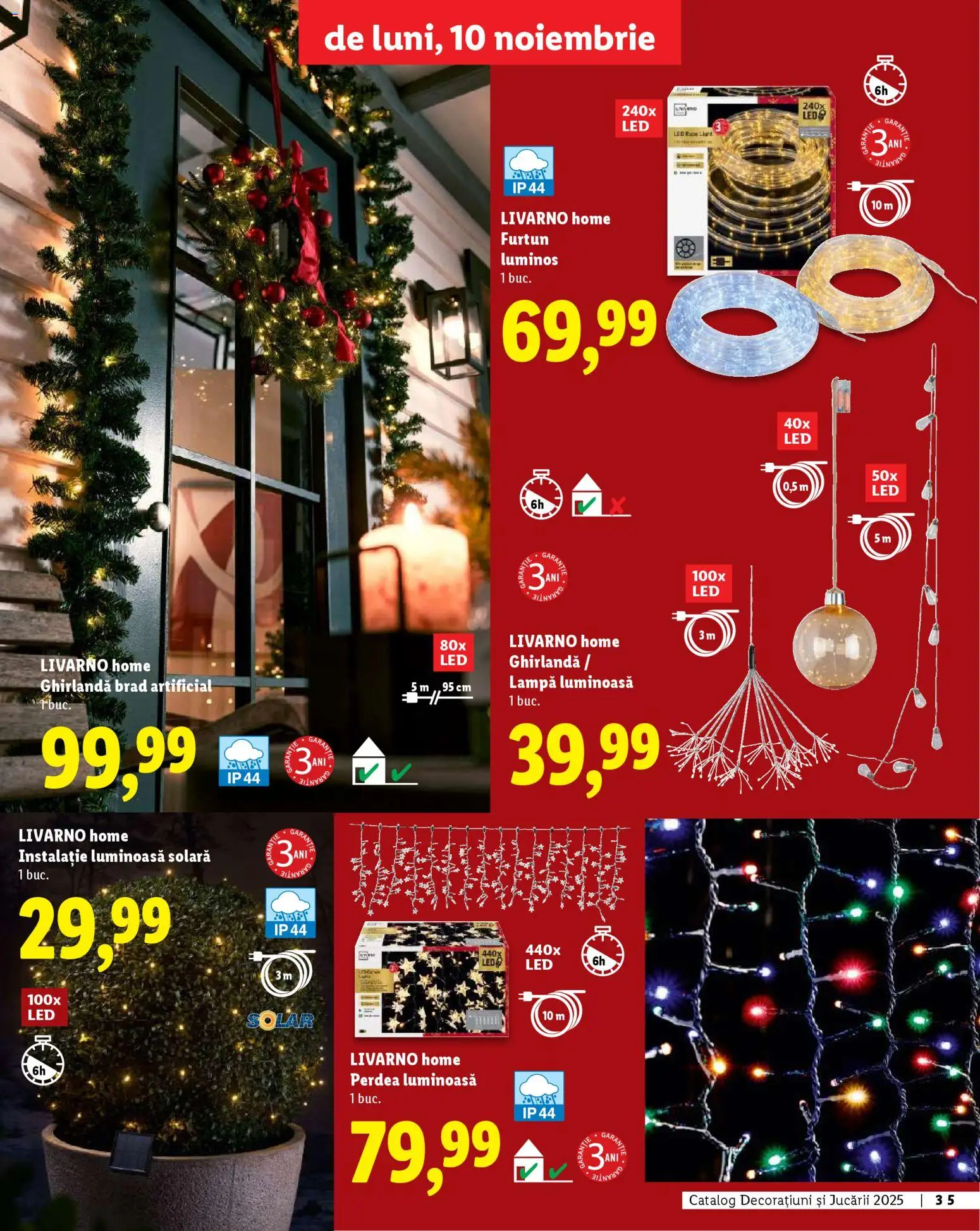 Noul catalog Lidl – valabil de la 06.11.2025 | Pagină: 35 | Produse: Babak, Lampă, Perdea