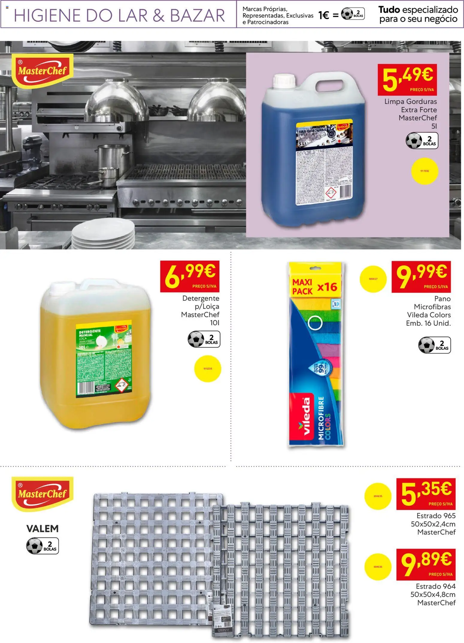 Recheio Horeca │ válido de 07.04.2026 | Página: 38 | Produtos: Detergente