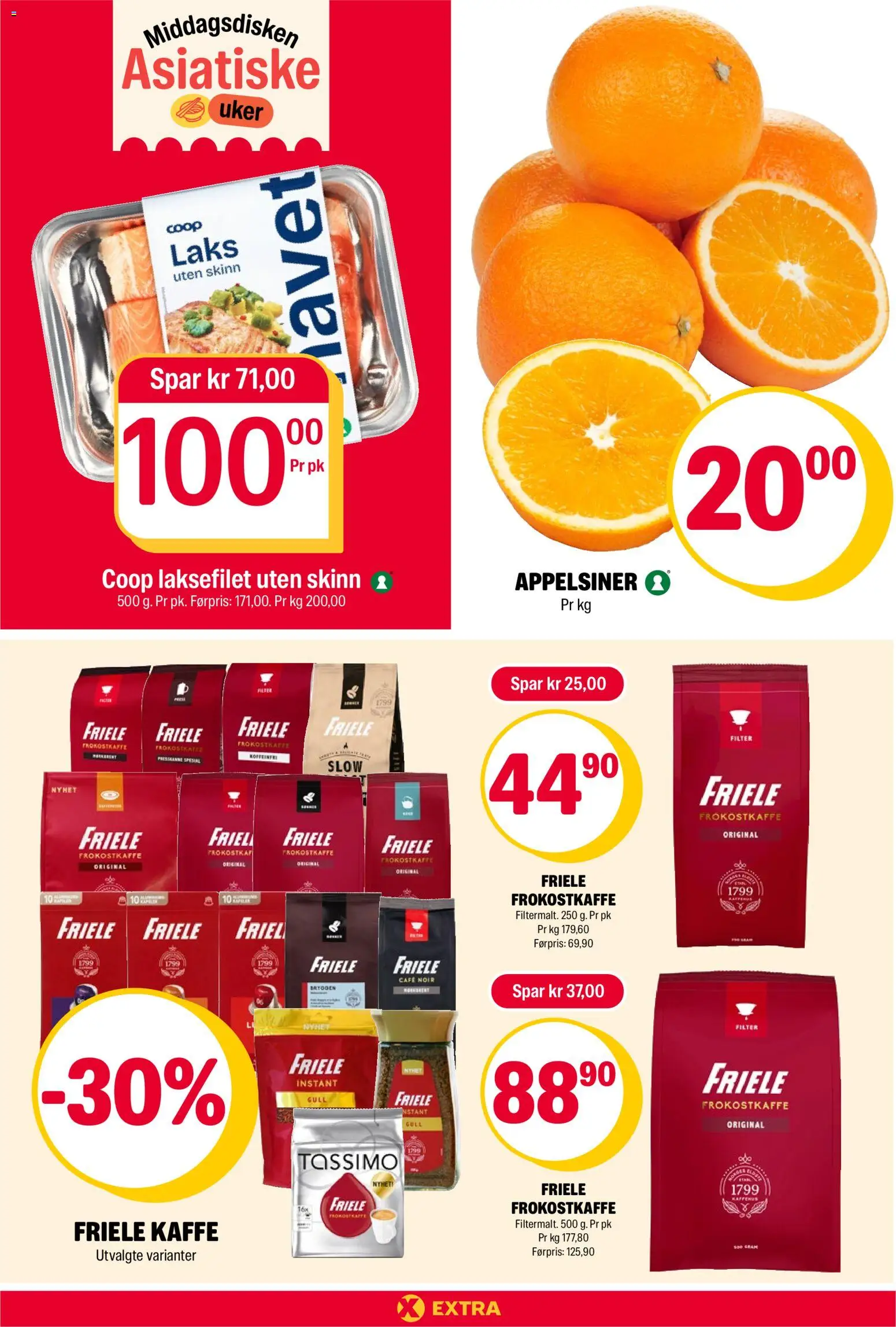 {H1} | Side: 2 | Produkter: Kaffe, Appelsiner, Lasagneplader, Mixuri salate