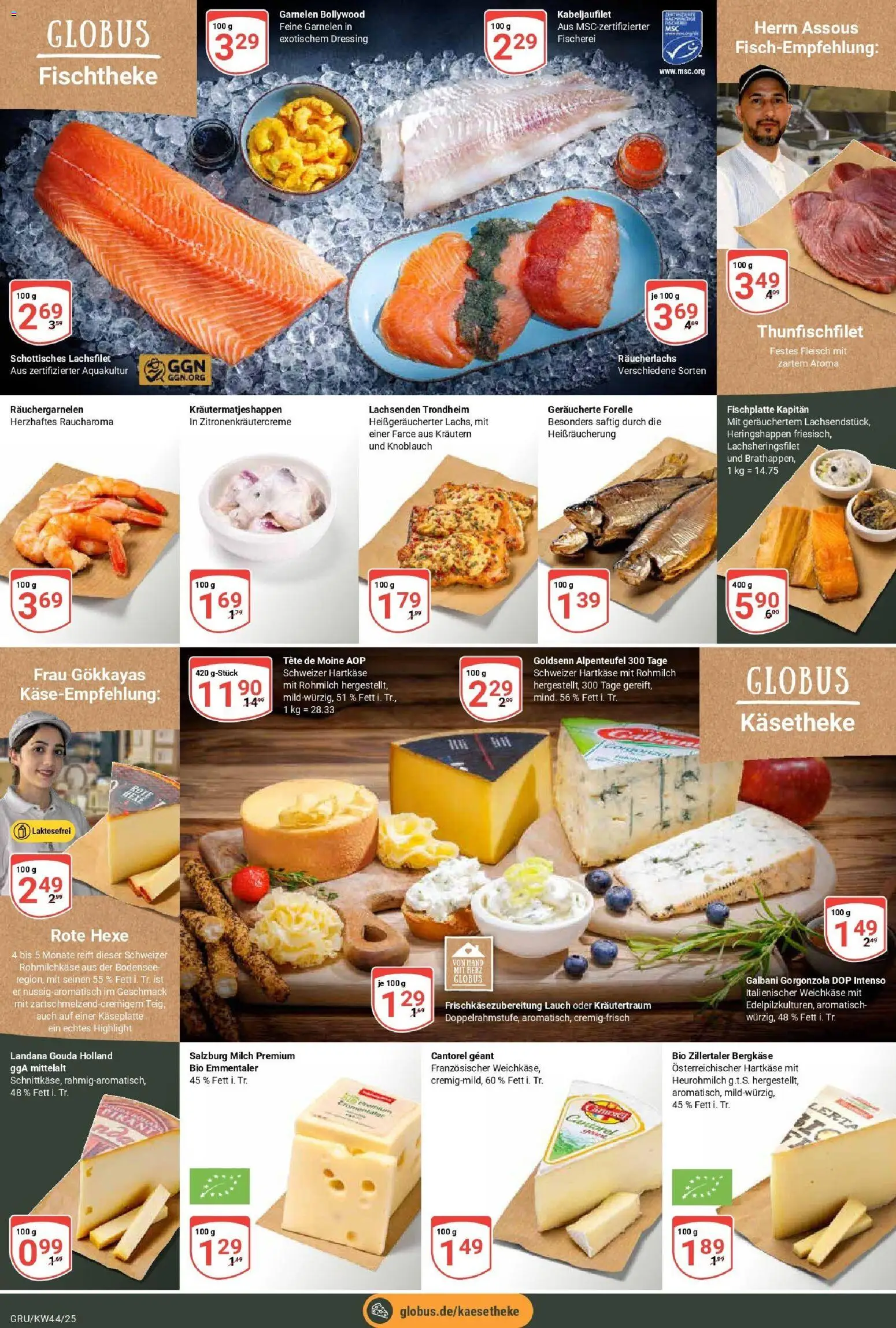 Globus prospekt Grünstadt	 – gültig ab 26.10.2025 | Seite: 9 | Produkte: Milch, Dressing, Garnelen, Knoblauch