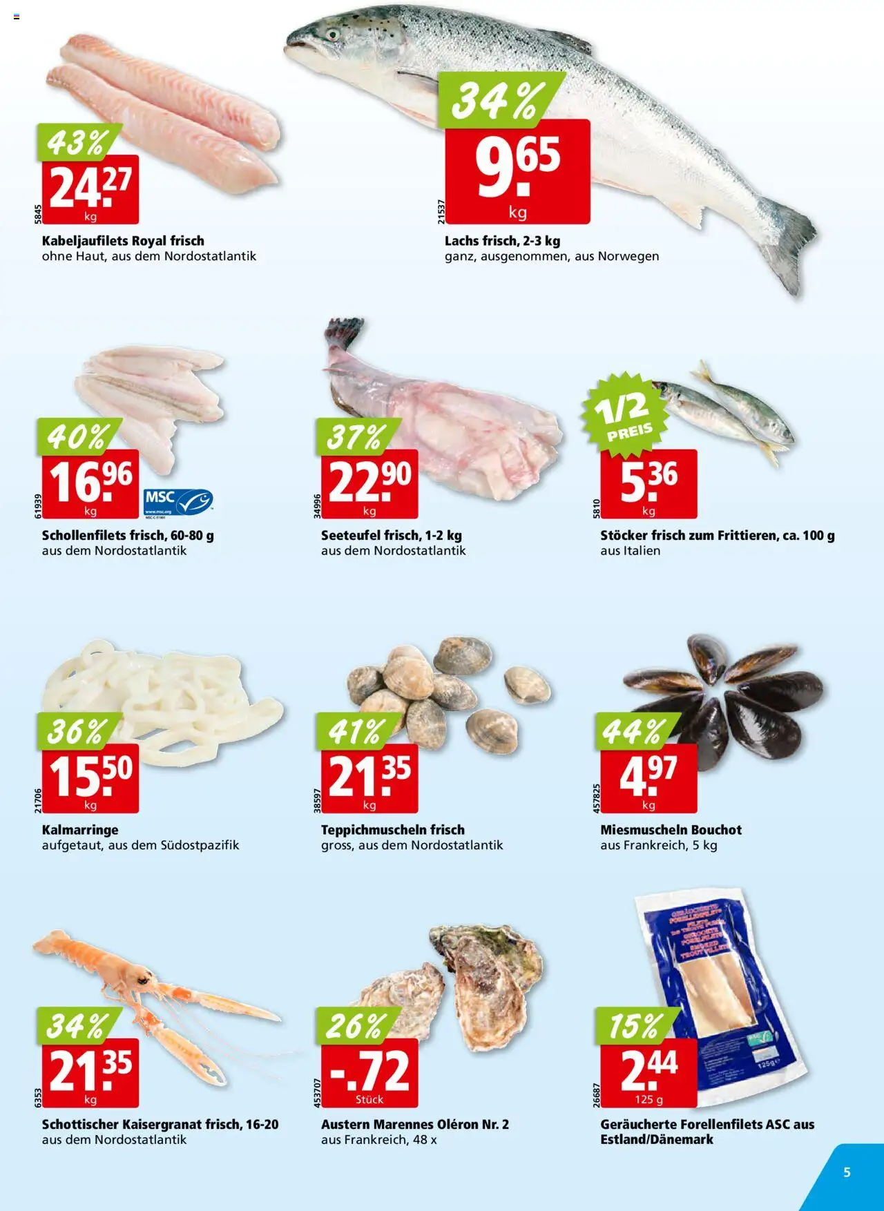 Aligro Aktionen – gültig ab 13.10.2025 | Seite: 5 | Produkte: Lachs