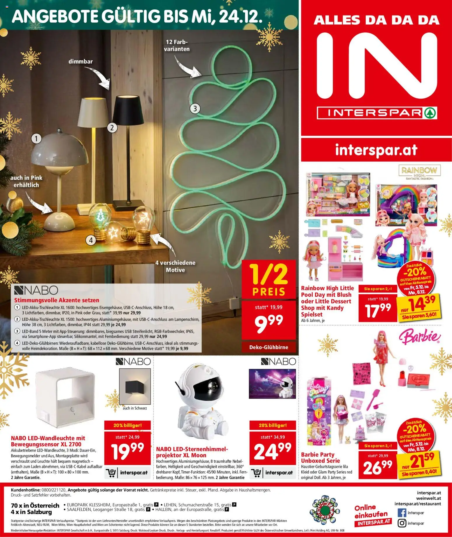 Interspar Flugblatt - Salzburg gültig ab 04.12.2025 | Seite: 20 | Produkte: Box