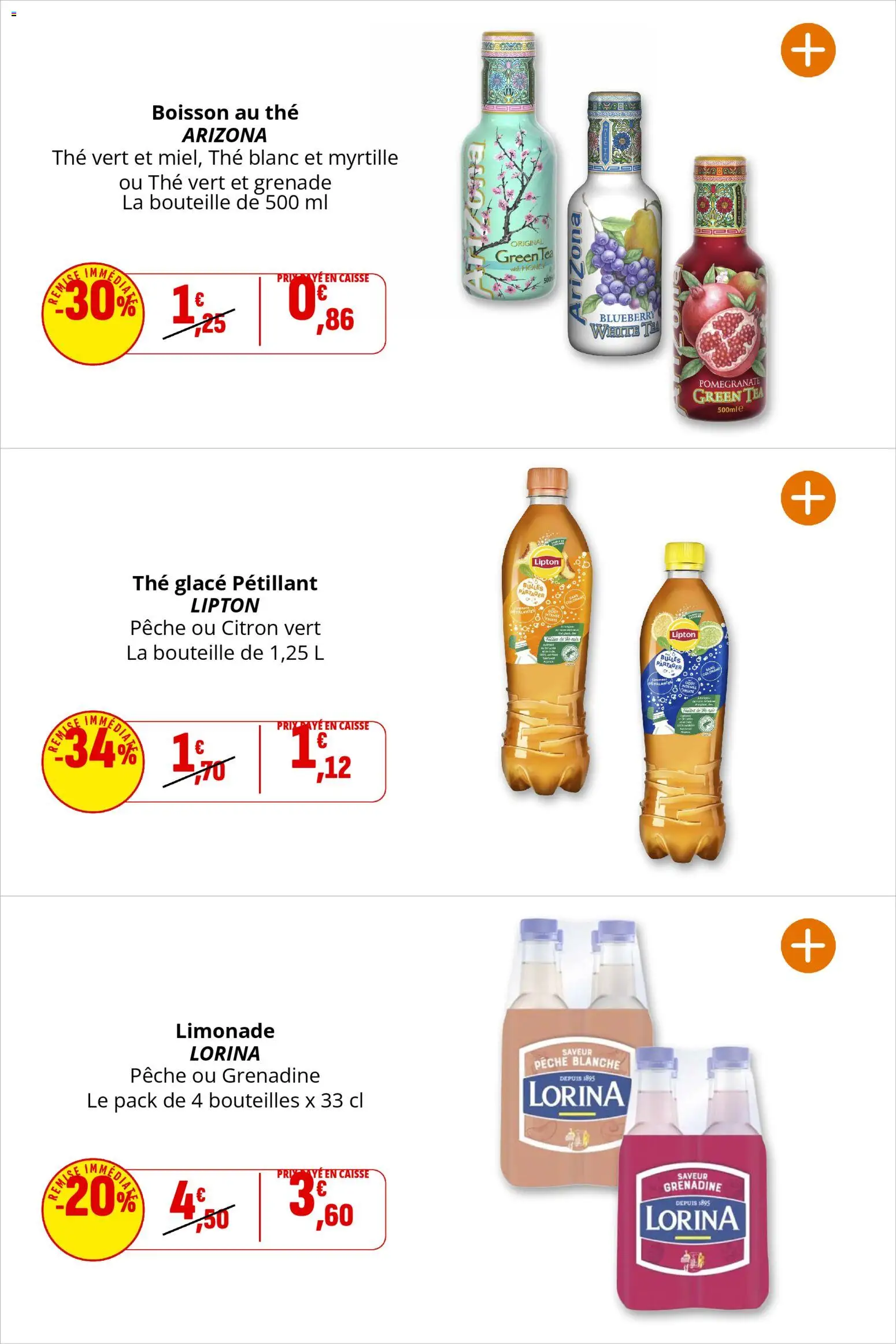 {H1} | Page: 33 | Produits: Citron, Citron vert, Limonade, Thé