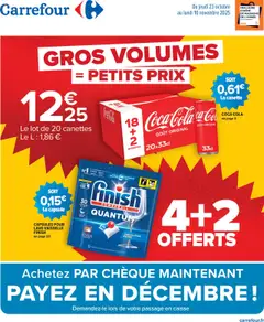Carrefour - Prévisualisation de Carrefour catalogue gros volumes valide à partir de 23.10.2025