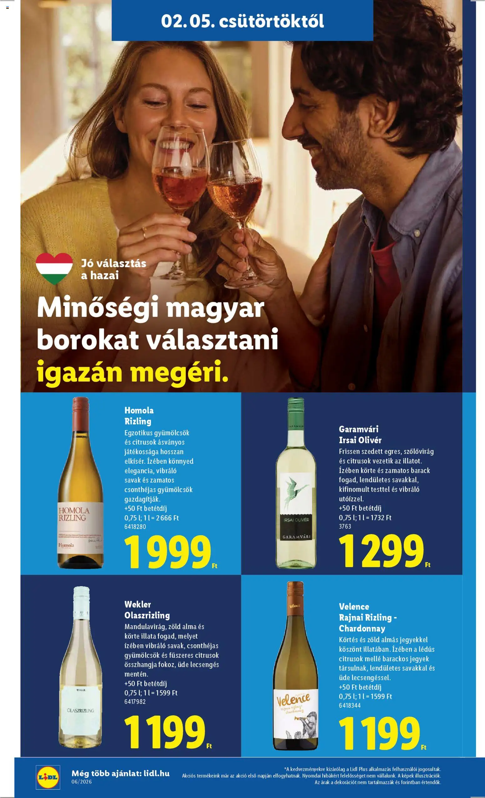 Lidl akciós ujság - amely érvényes a következő dátumtól: 05.02.2026 | Oldal: 22 | Termékek: Körte, Alma