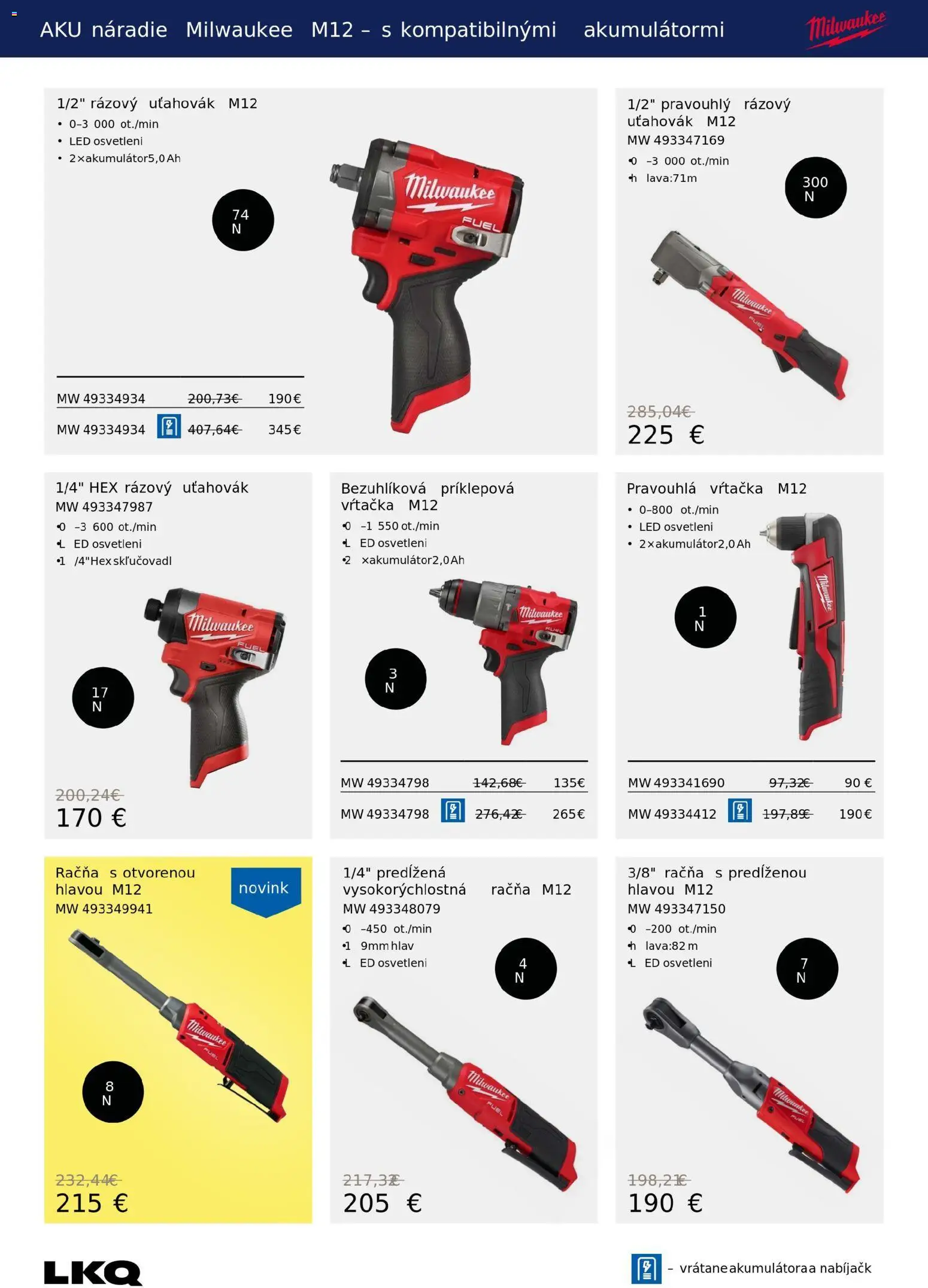 Nové Auto Kelly akcie – leták je platný od 03.11.2025 | Strana: 8 | Produkty: Aku náradie, Náradie, Aku