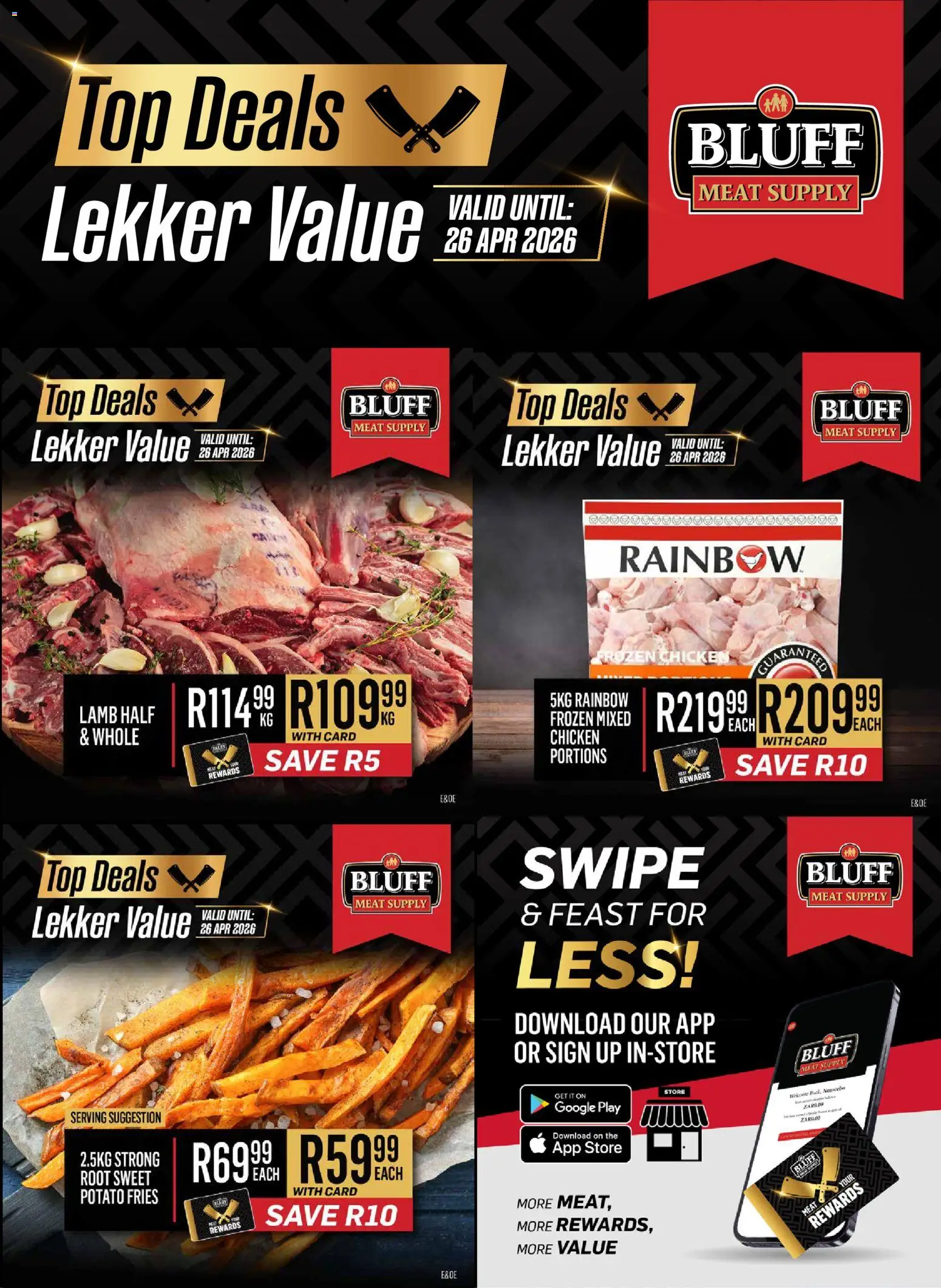 New Bluff Meat Supply catalogue – valid from 20.04.2026 | Page: 1 | Products: Chicken