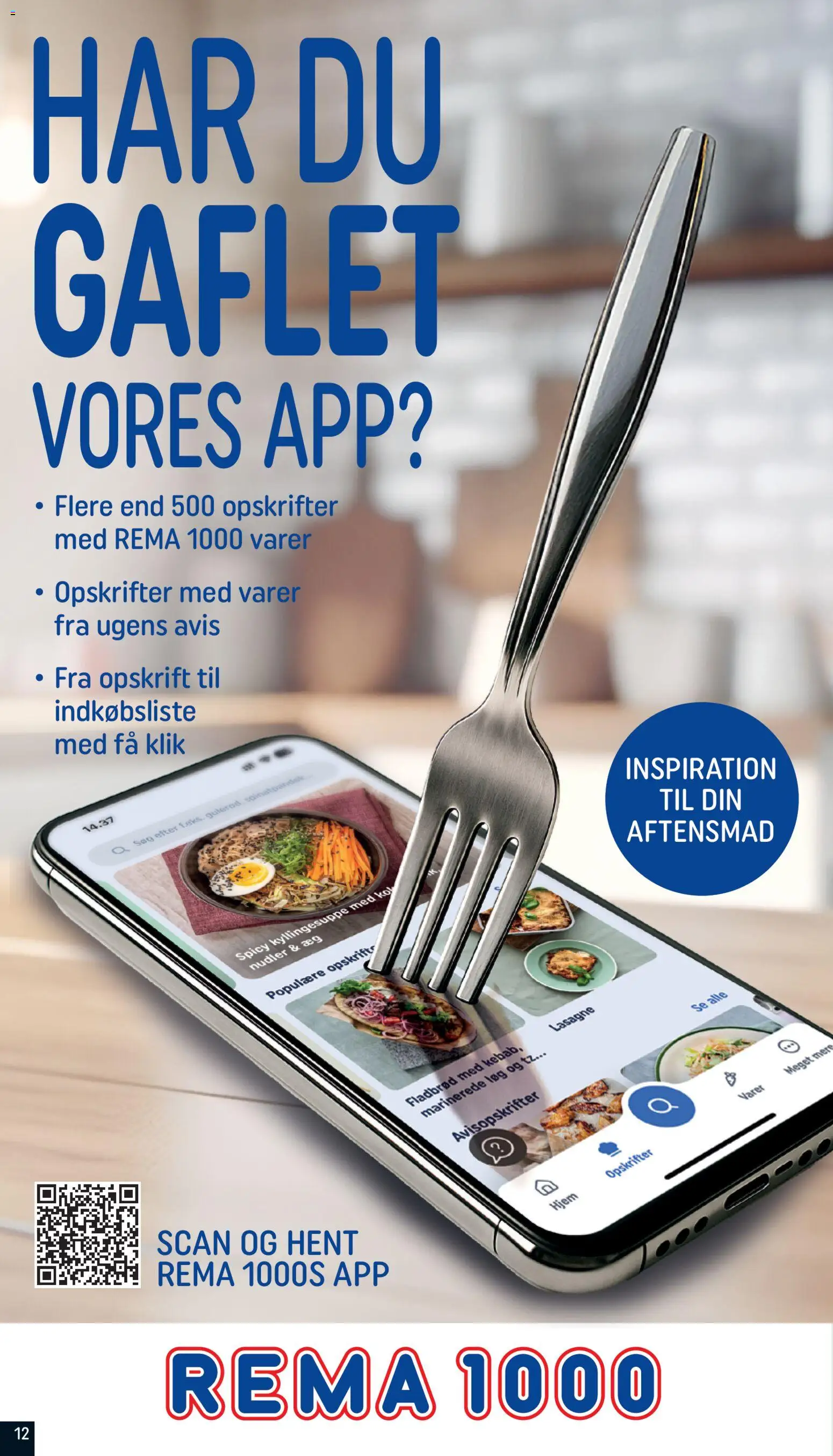 Rema 1000 tilbudsavis – gyldig fra 18.01.2026 | Side: 12 | Produkter: Æg, Nudler, Løg, Carpete