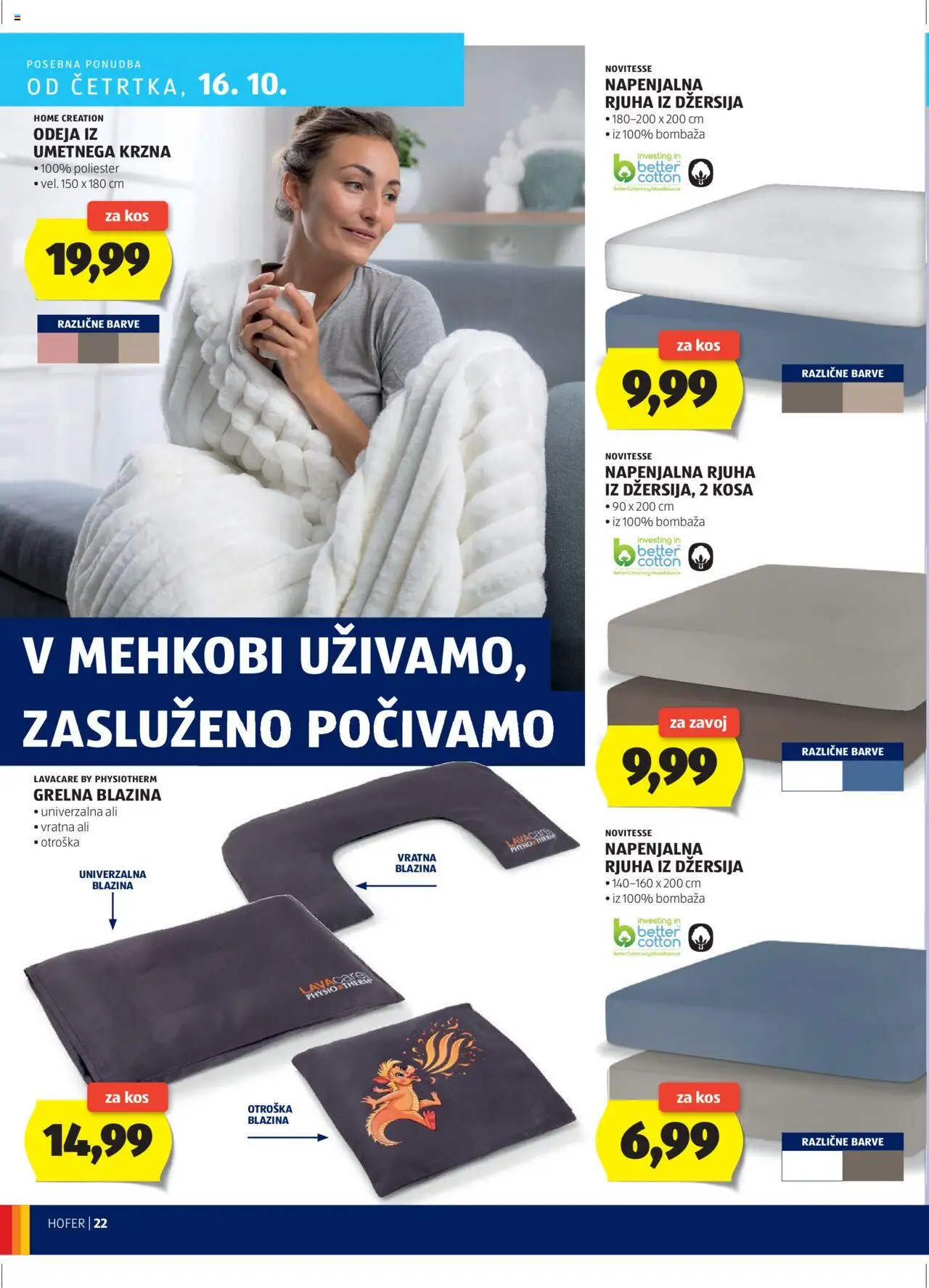 Hofer SI katalog | vrijedi od 09.10.2025 | Stranica: 22