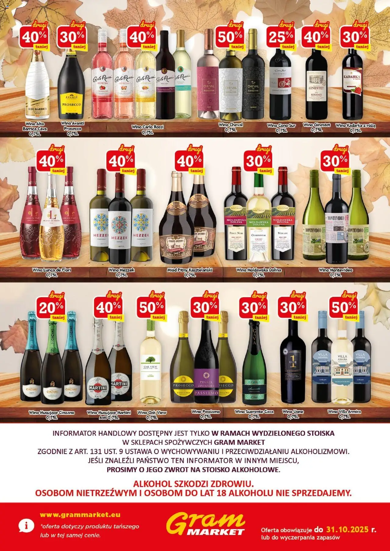 Gram Market Gazetka - Barek od 01.10.2025 | Strona: 2 | Produkty: Miód, Merlot, Wino Kadarka, Carlo Rossi