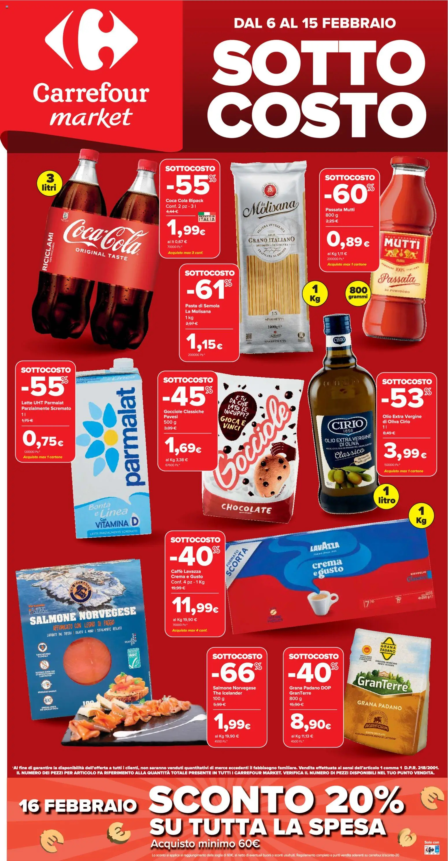 Volantino Carrefour del 06.02.2026 | Pagina: 1