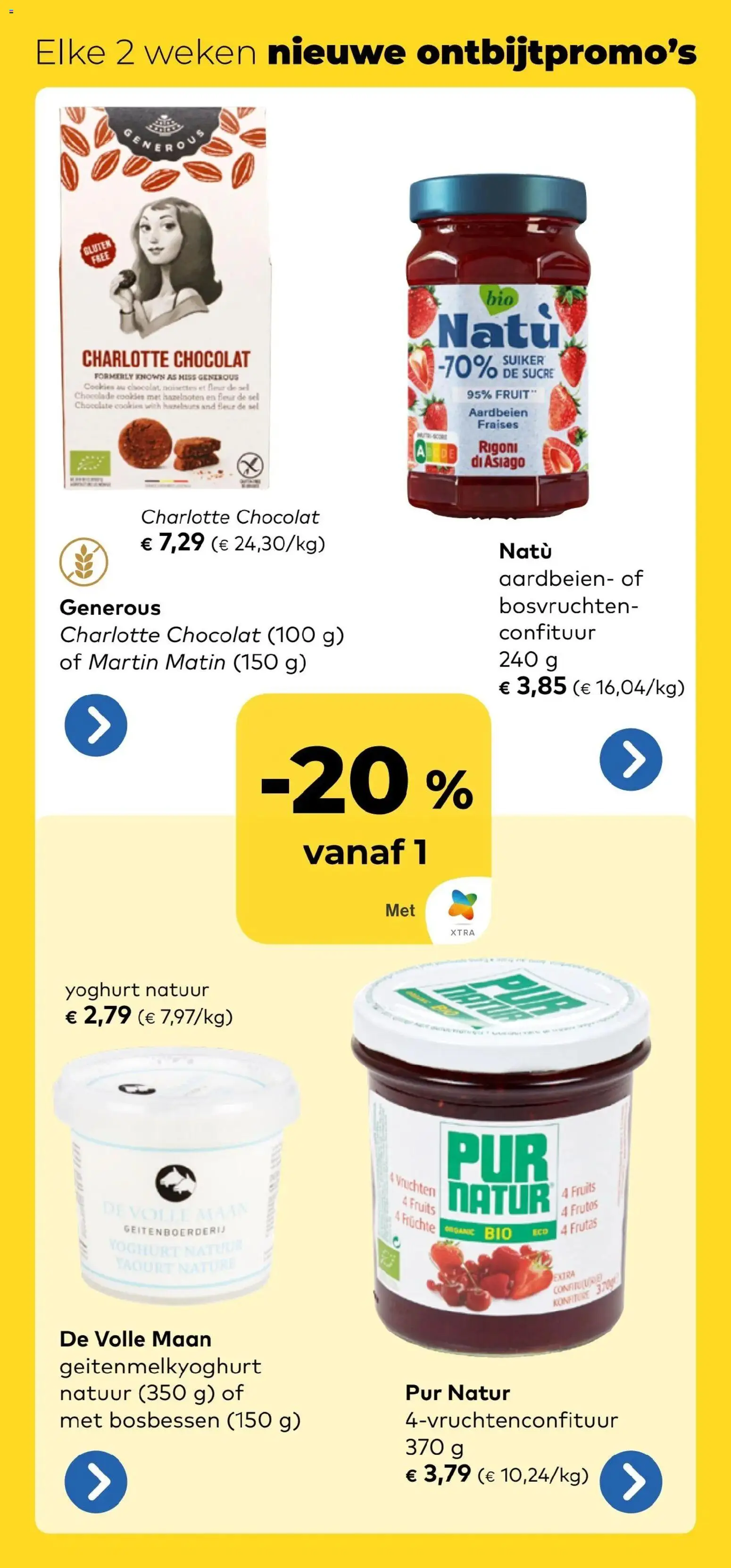 {H1} | Pagina: 2 | Producten: Aardbeien, Fruit, Bosbessen, Chocolade
