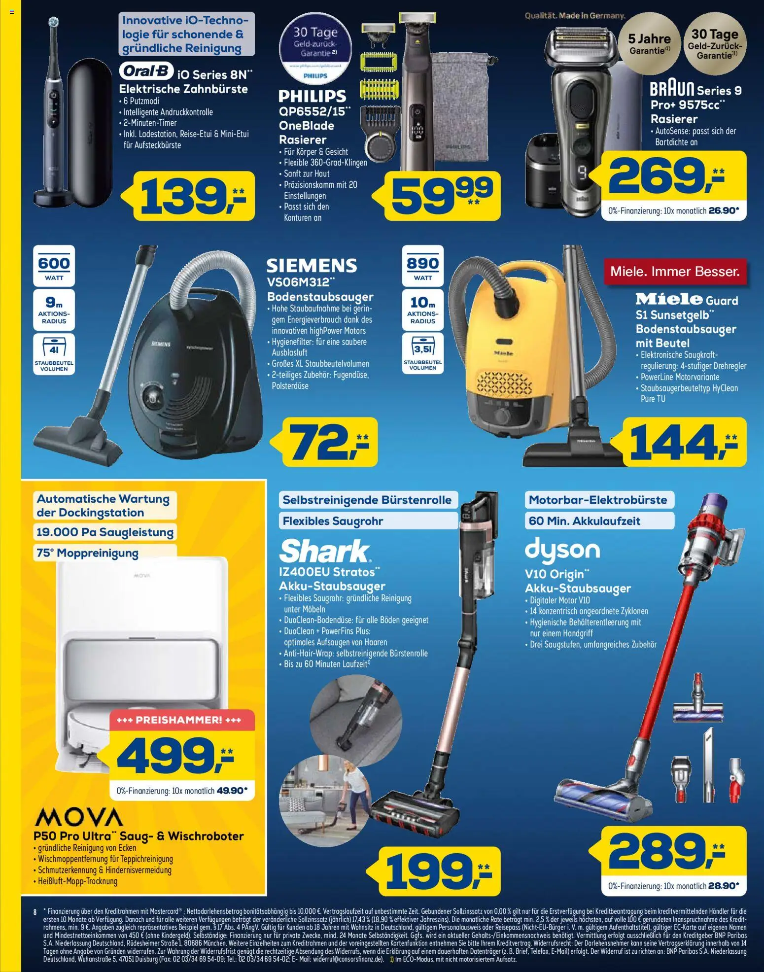 Euronics Prospekt 	 – gültig ab 31.12.2025 | Seite: 8 | Produkte: Miele, Philips, Elektrische zahnbürste, Zahnbürste