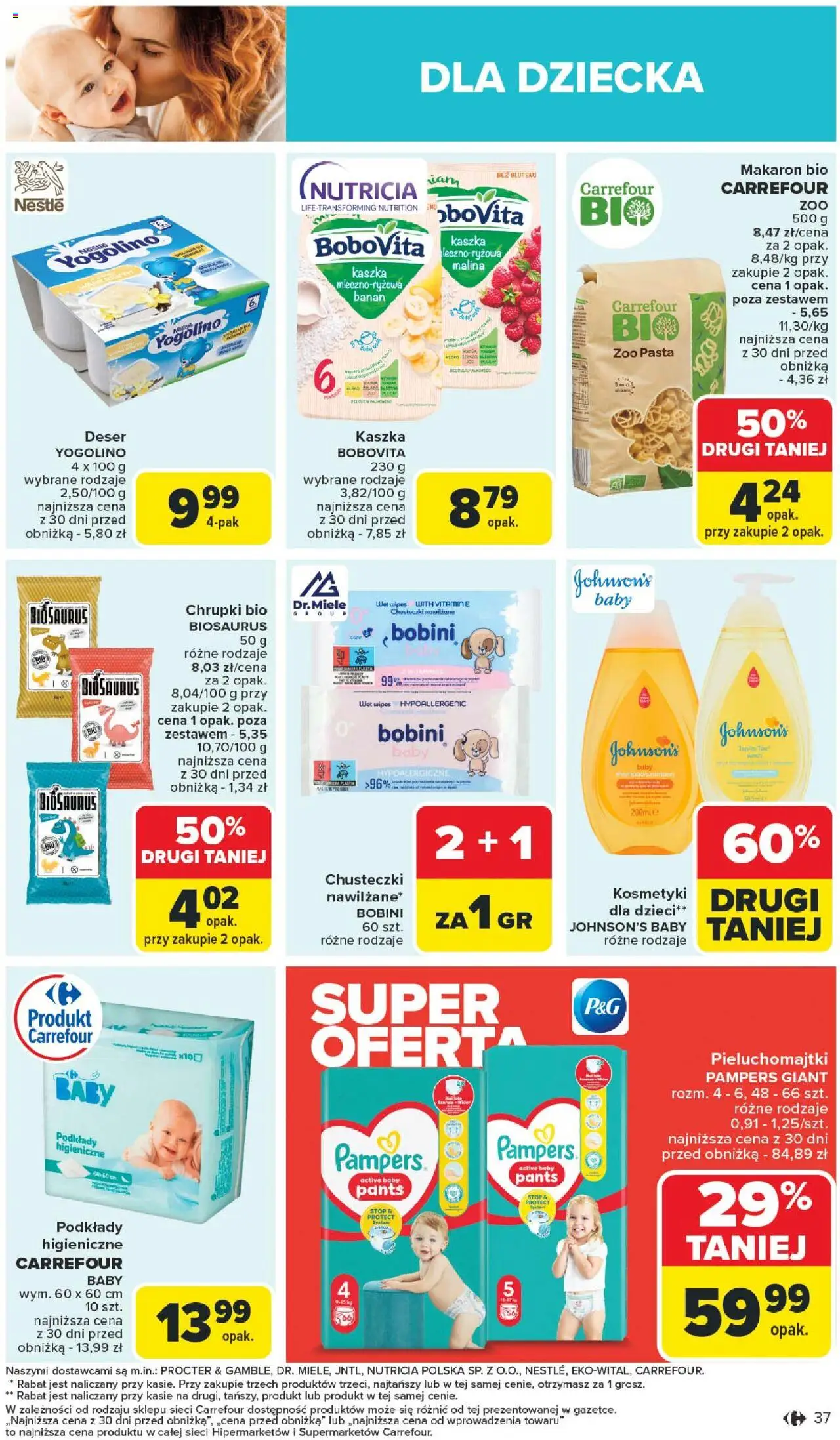Carrefour Gazetka od 18.08.2025 | Strona: 39 | Produkty: Malina, Chrupki, Pieluchomajtki, Podkłady higieniczne