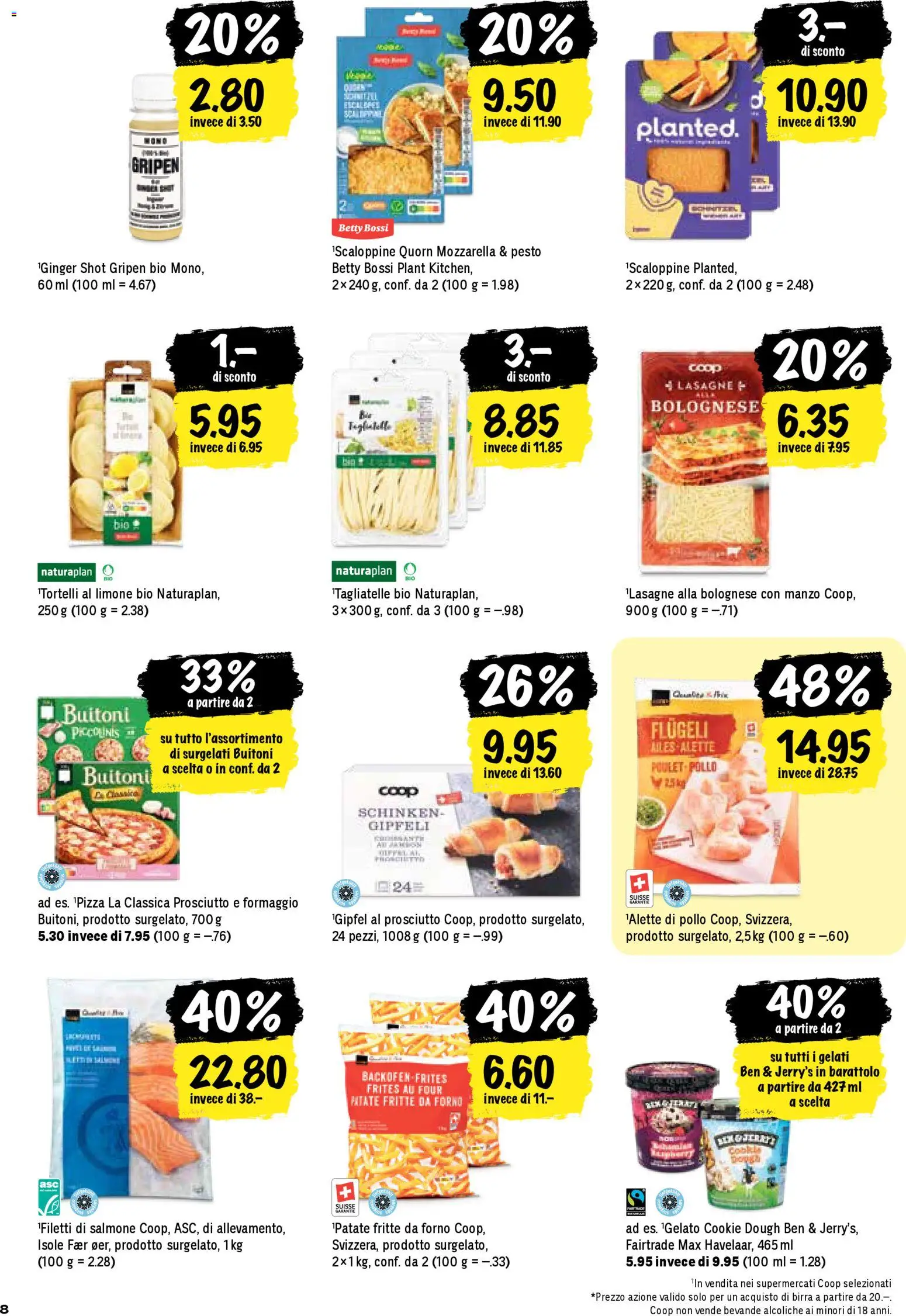 Coop - Una settimana di azioni – gültig ab 20.11.2025 | Seite: 8