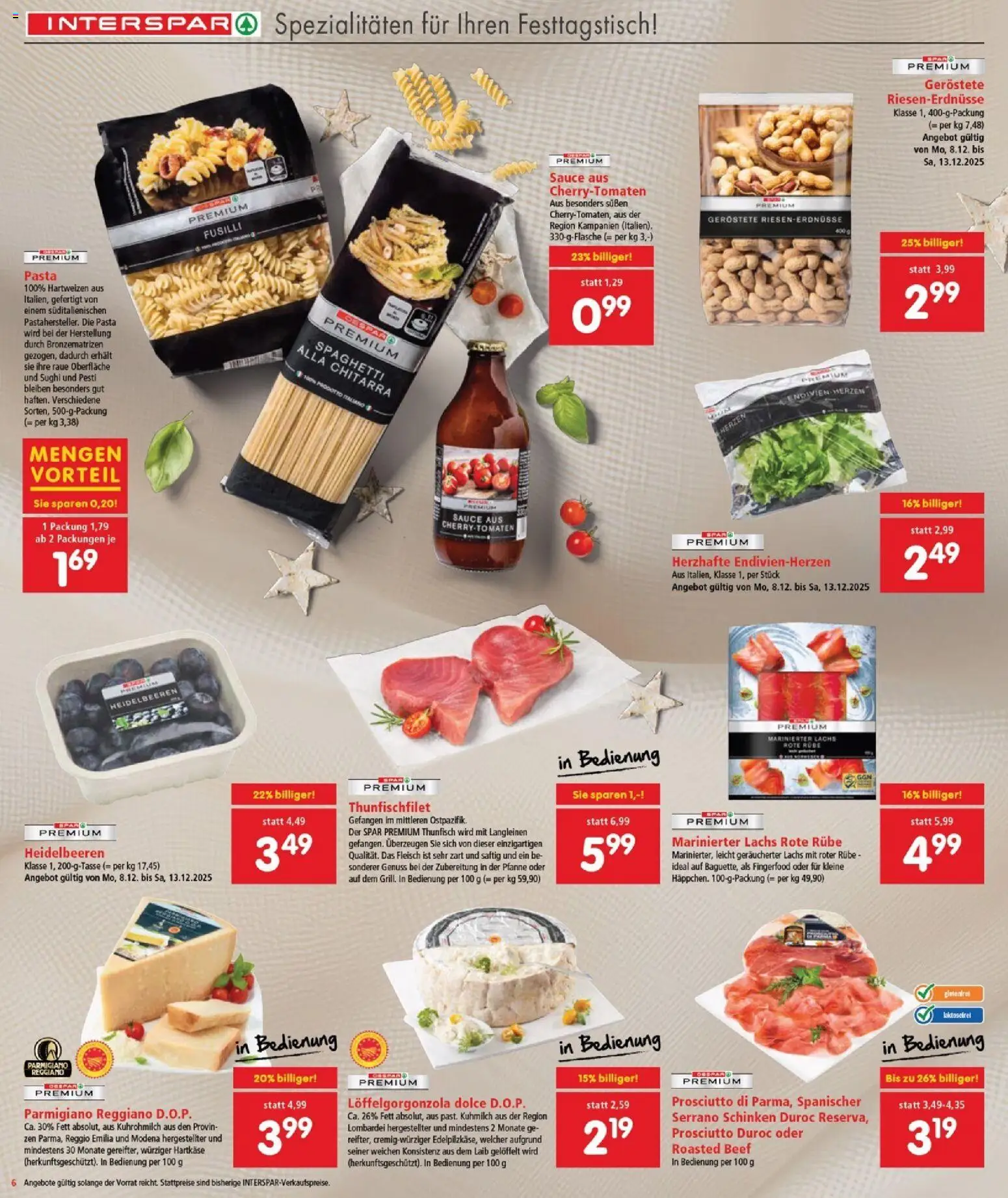 Interspar Flugblatt - Burgenland gültig ab 11.12.2025 | Seite: 7 | Produkte: Pasta, Hajdina liszt, Schinken