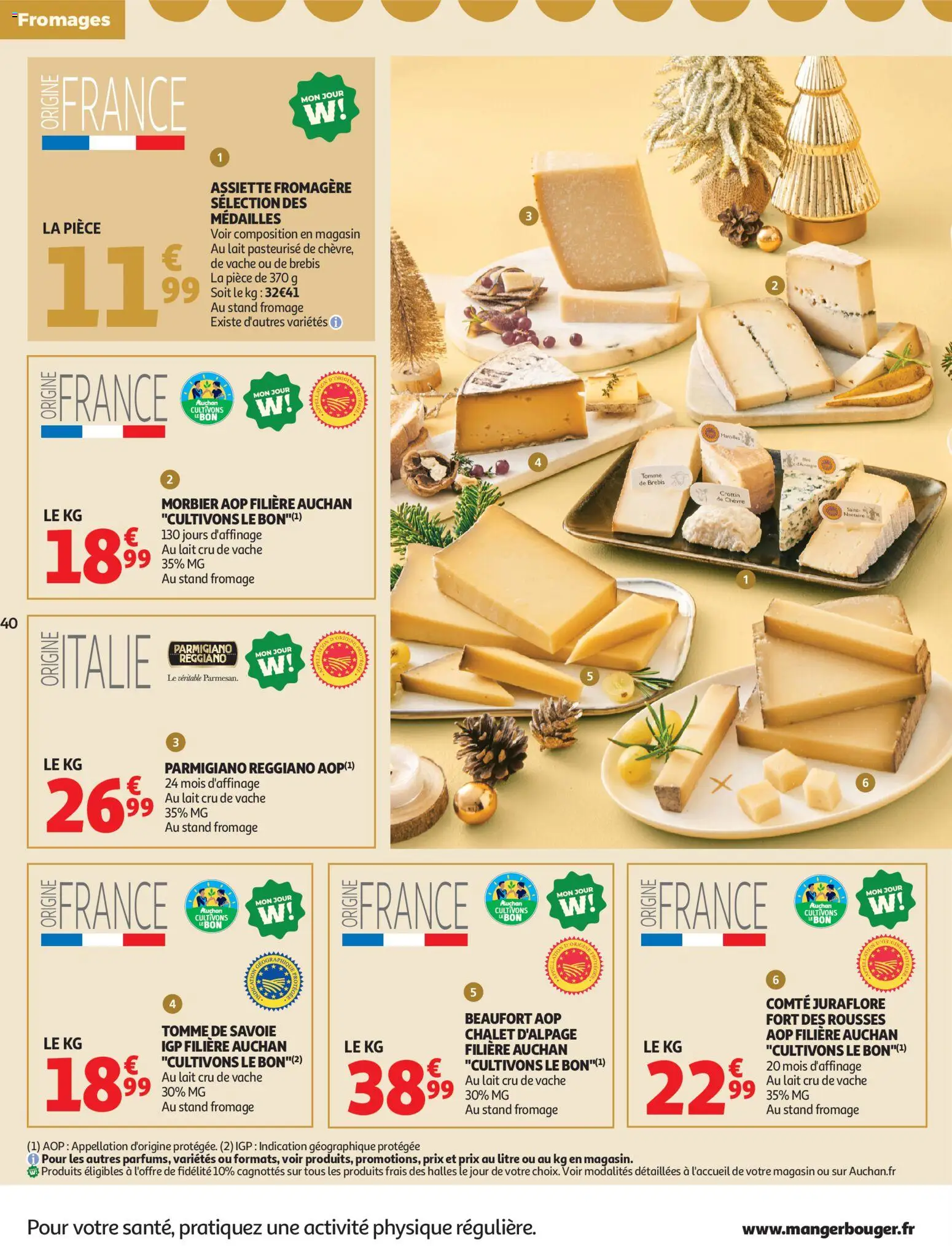 {H1} | Page: 40 | Produits: Beaufort, Morbier aop, Lait, Fromage