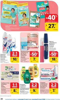 Carrefour folder week 11 - Voorbeeld van een folder van Carrefour, geldig van 11.03.2026 | Pagina: 28