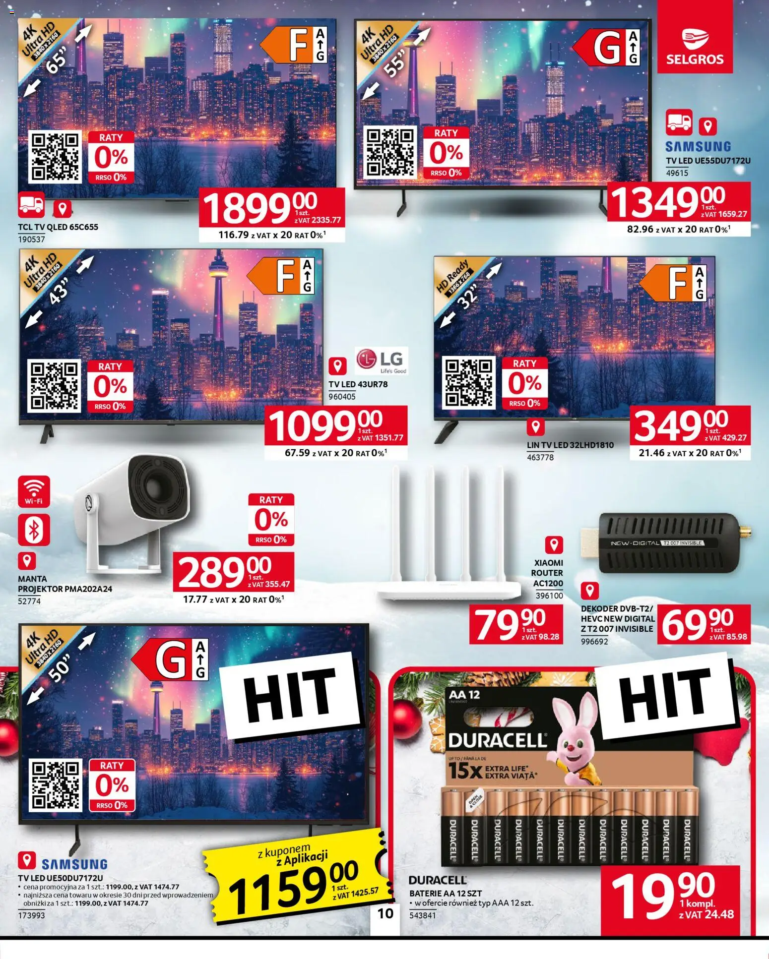 Selgros cash&carry Gazetka - Oferta przemysłowa od 06.11.2025 | Strona: 12 | Produkty: Baterie, Router