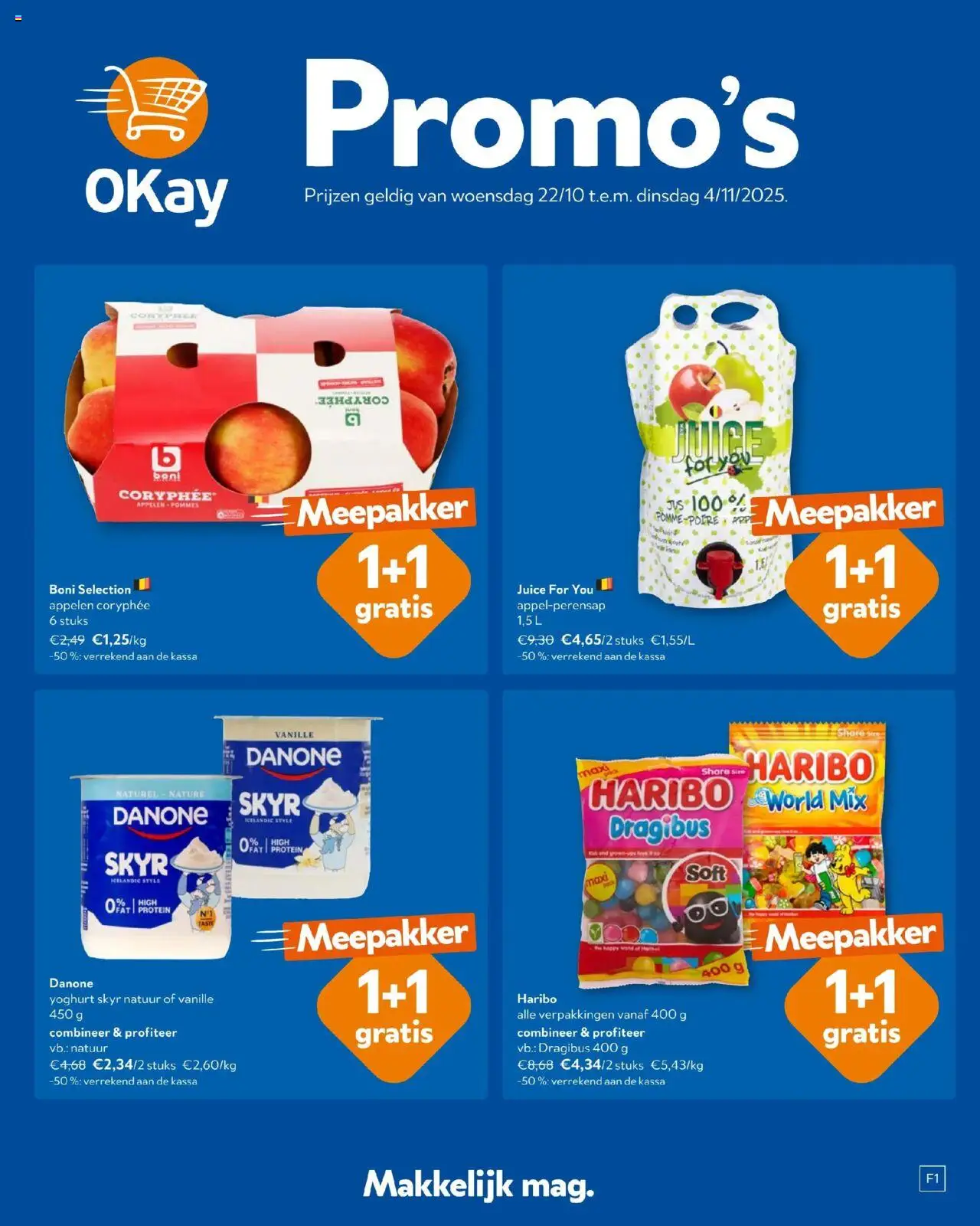 {H1} | Pagina: 1 | Producten: Appelen, Akkumulátor töltő, Yoghurt