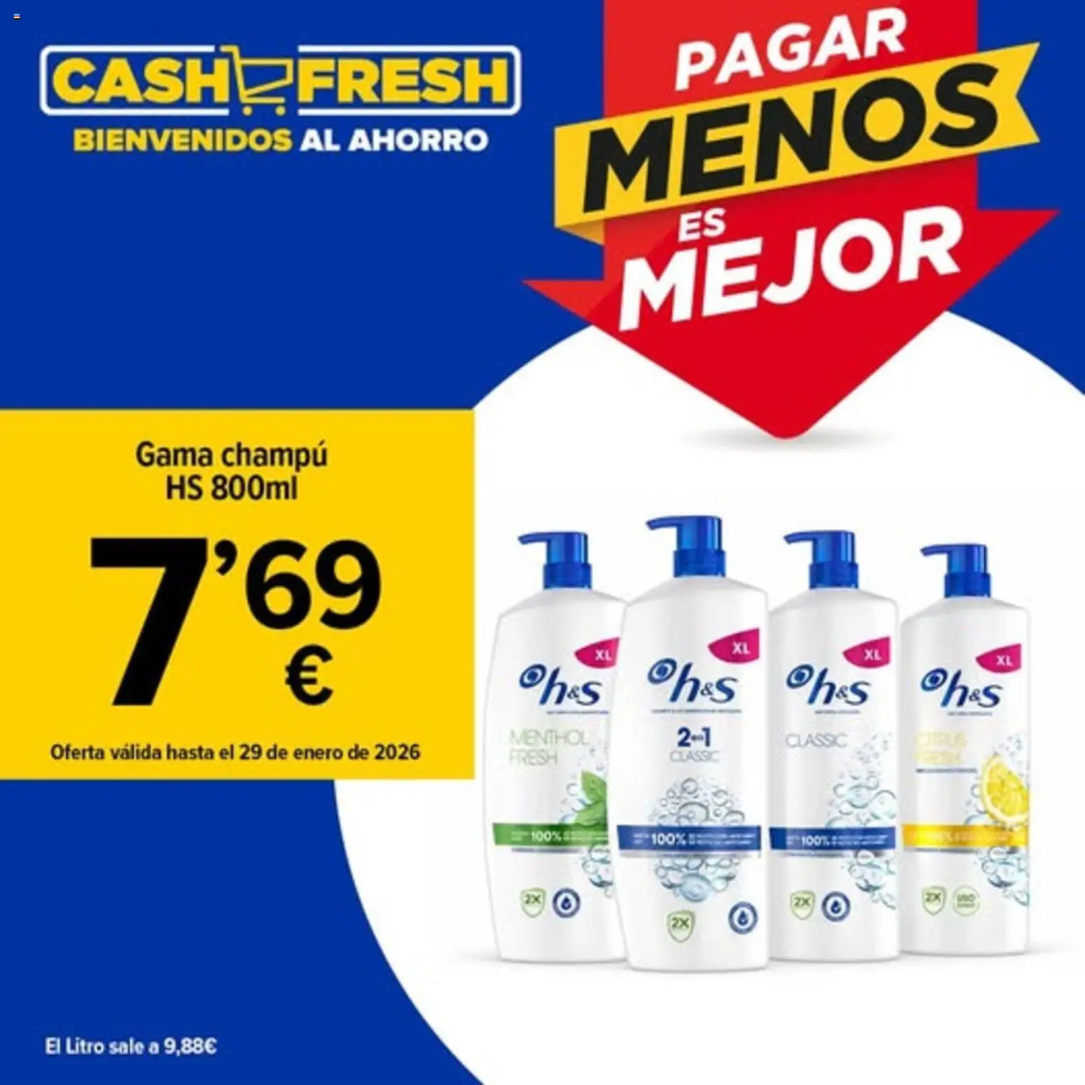 Cash Fresh folleto │ válido desde el 29.01.2026 | Página: 1 | Productos: Champú