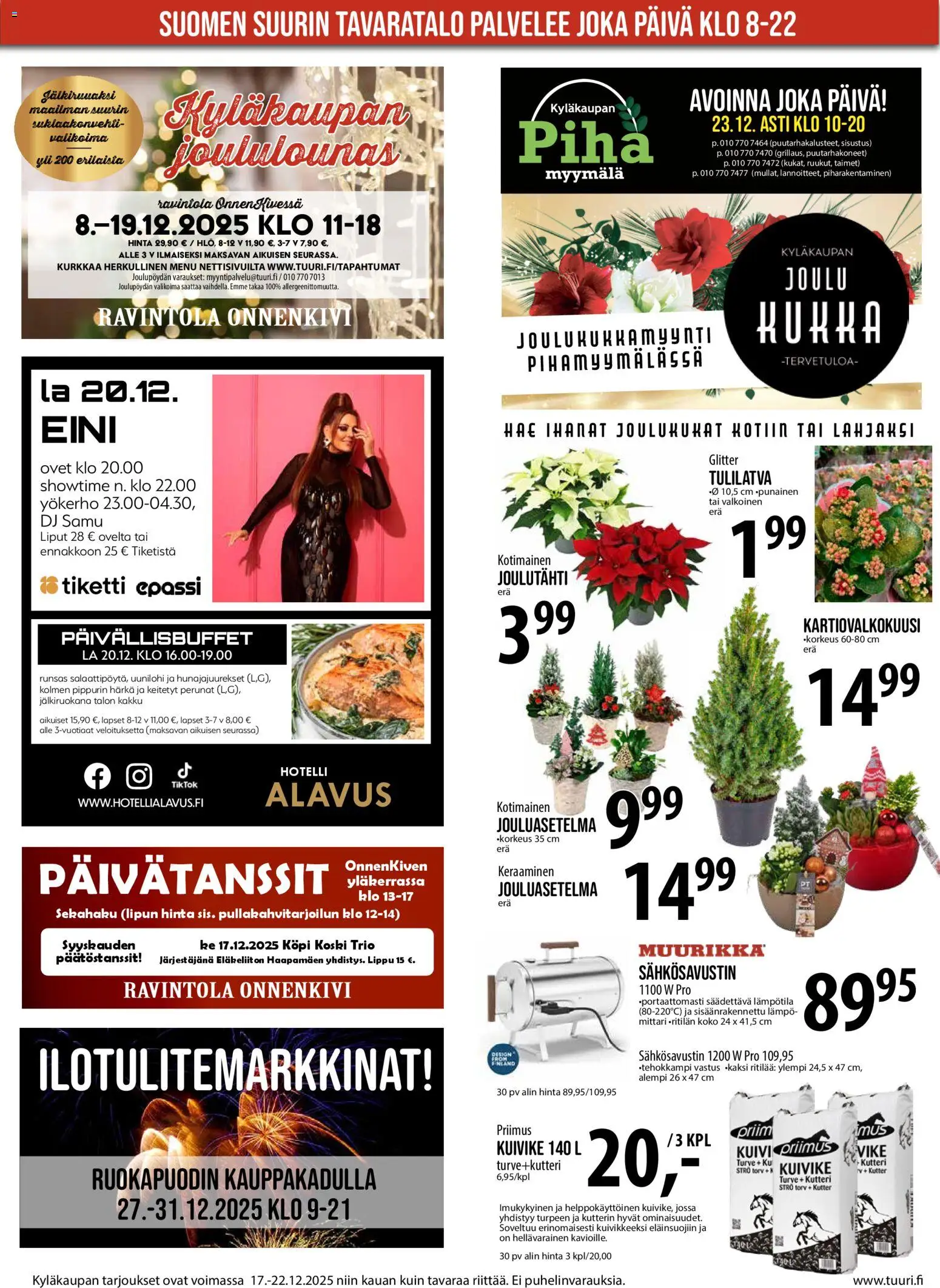 Tuuri tarjoukset – voimassa 17.12.2025 alkaen | Sivu: 11 | Tuotteet: Pampers, Turve