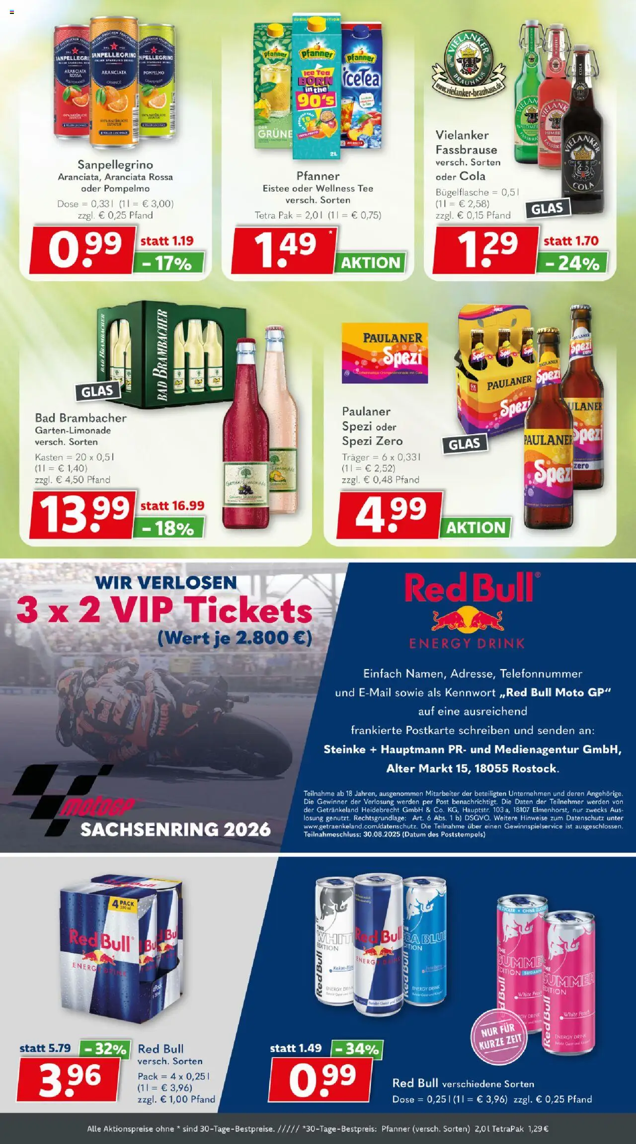 Getränkeland Prospekt 	 - gültig ab dem 18.08.2025 | Seite: 7 | Produkte: Energy, Paulaner spezi, Bad, Fassbrause