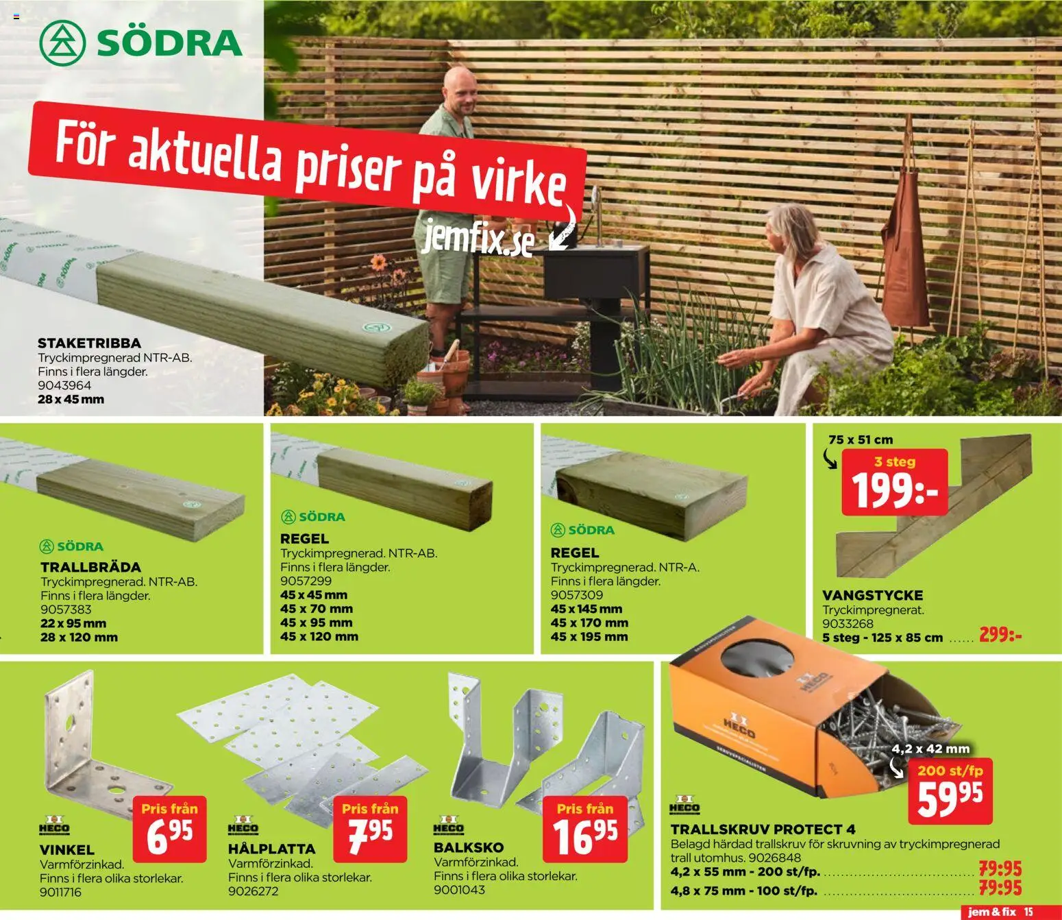 Jem & Fix reklamblad aktuell från 16.03.2026 | Sida: 15