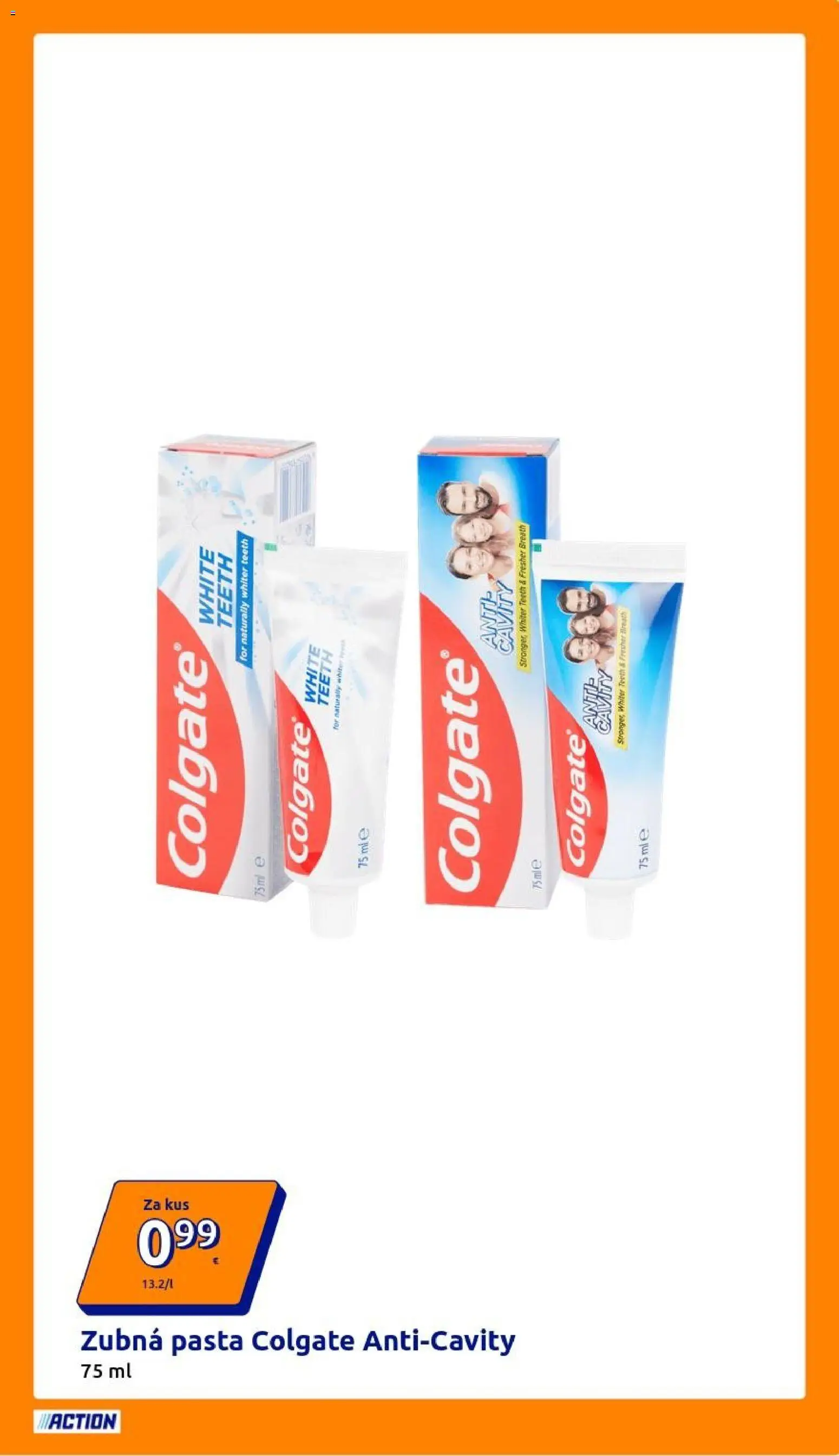 Nové Action akcie – leták je platný od 18.03.2026 | Strana: 7 | Produkty: Zubná pasta