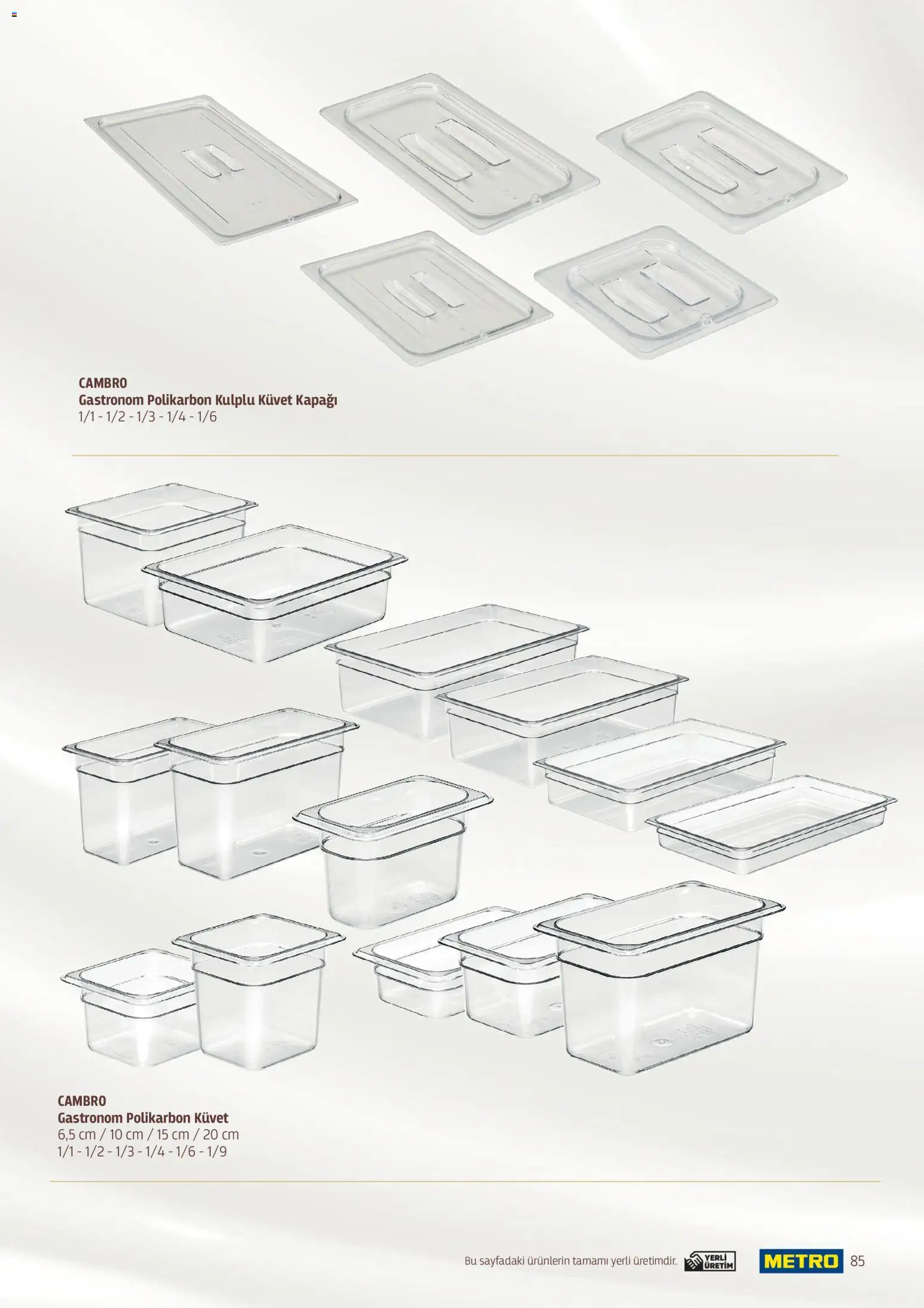 Metro - Pastacılık Kataloğu - 06.04.2026 tarihinden itibaren geçerlidir | Sayfa: 85