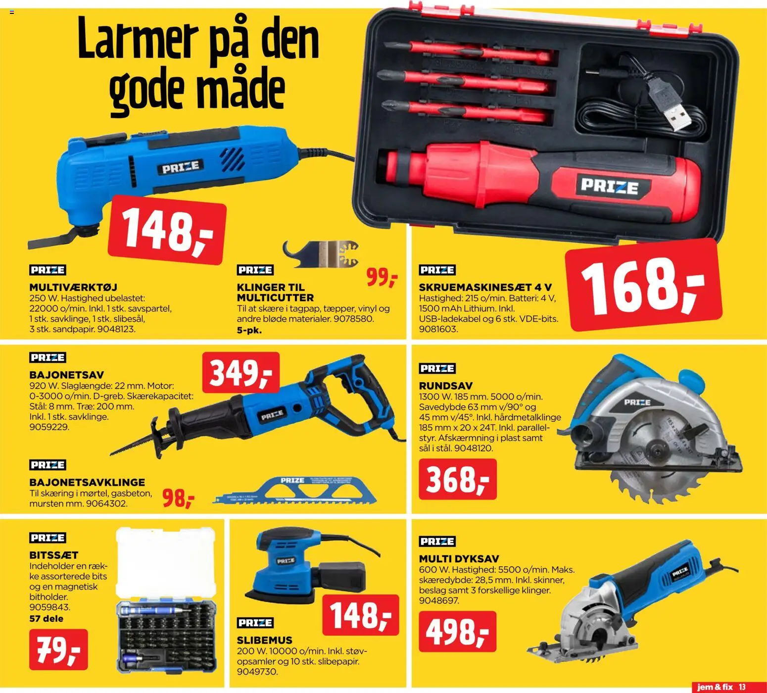 Jem & fix tilbudsavis – gyldig fra 15.02.2026 | Side: 13 | Produkter: Batteri