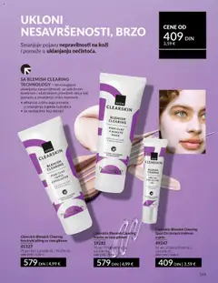 Clearskin Blemish Clearing maska sa roze glinom, 75 ml maska sa roze glinom - pregled AVON kataloga - važi od 01.10.2025 | Strana: 145