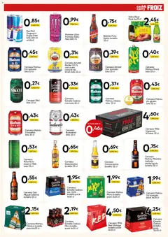 Vista previa Froiz - Folleto Cash válido desde el 09.04.2026 | Página: 7 | Productos: Cerveza, Ροζ πιπέρι, Παρμεζάνα