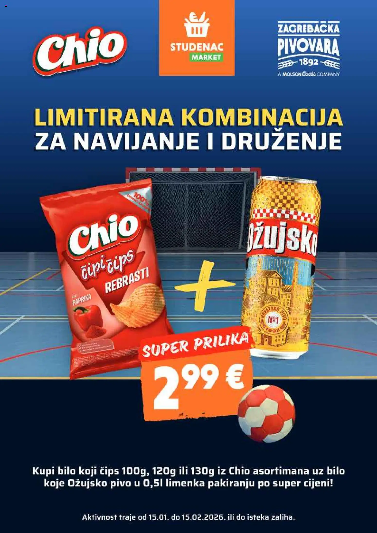 Studenac katalog | vrijedi od 21.01.2026 | Stranica: 35 | Proizvodi: Pivo, Paprika, Čips, Ožujsko