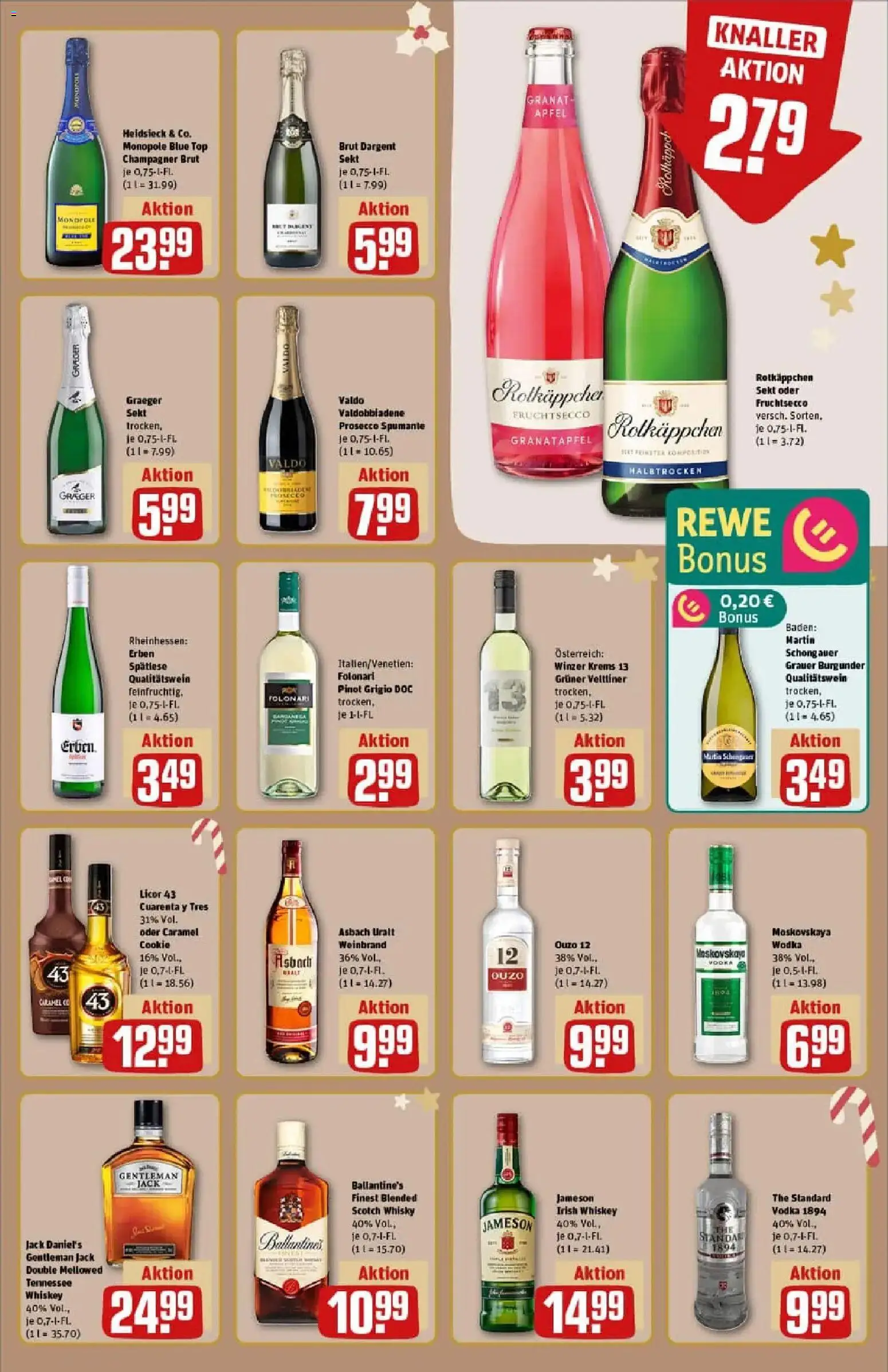 Rewe prospekt Waldkappel	 – gültig ab 07.12.2025 | Seite: 19 | Produkte: Rotkappchen sekt, Jack Daniel's, Jameson, Fruchtsecco