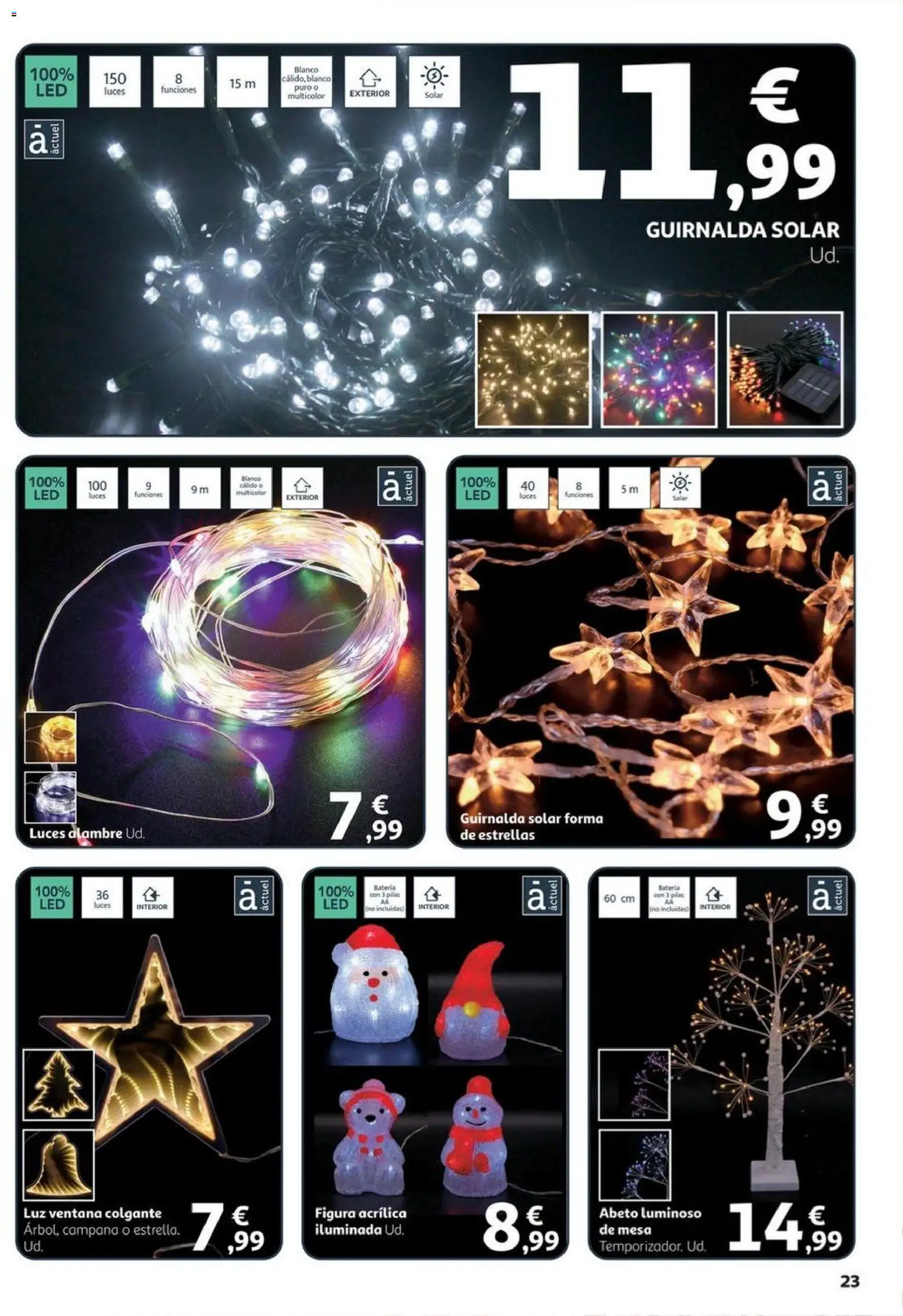 Alcampo - Decoración Navidad HG │ válido desde el 06.11.2025 | Página: 23 | Productos: Mesa, Batería