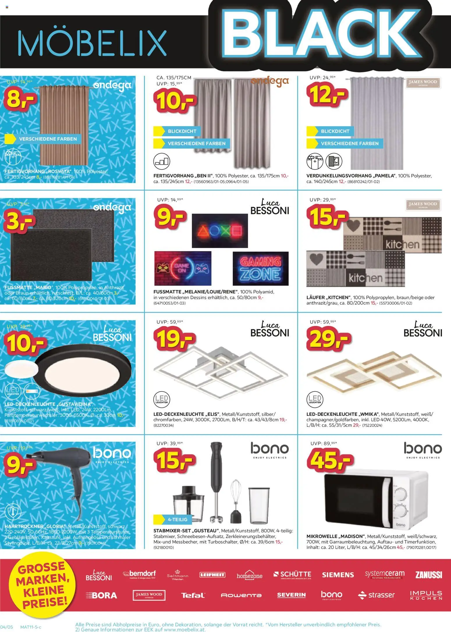 Möbelix - Black Friday gültig ab 11.11.2025 | Seite: 4 | Produkte: Mikrowelle, Haartrockner