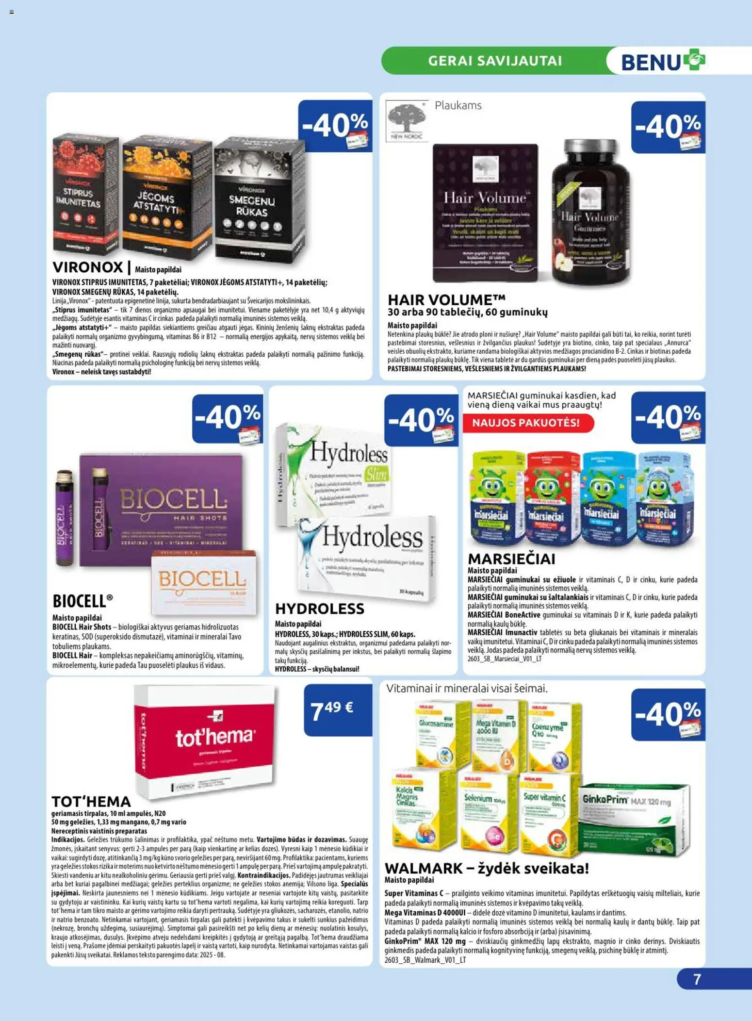 BENU akcijos nuo 01.04.2026 | Puslapis: 7