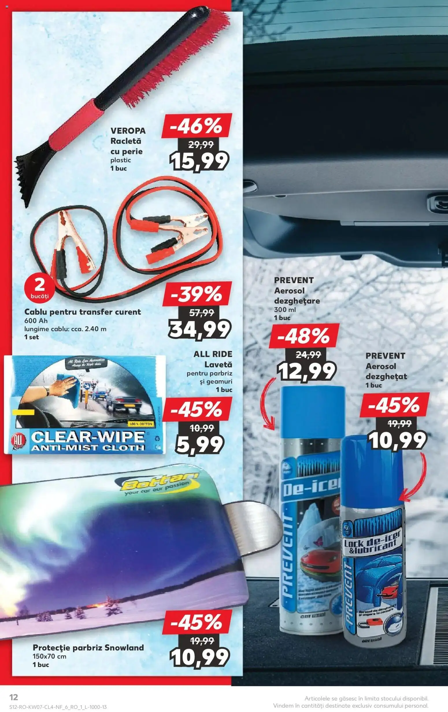 Noul catalog Kaufland – valabil de la 11.02.2026 | Pagină: 12 | Produse: Cablu, Perie