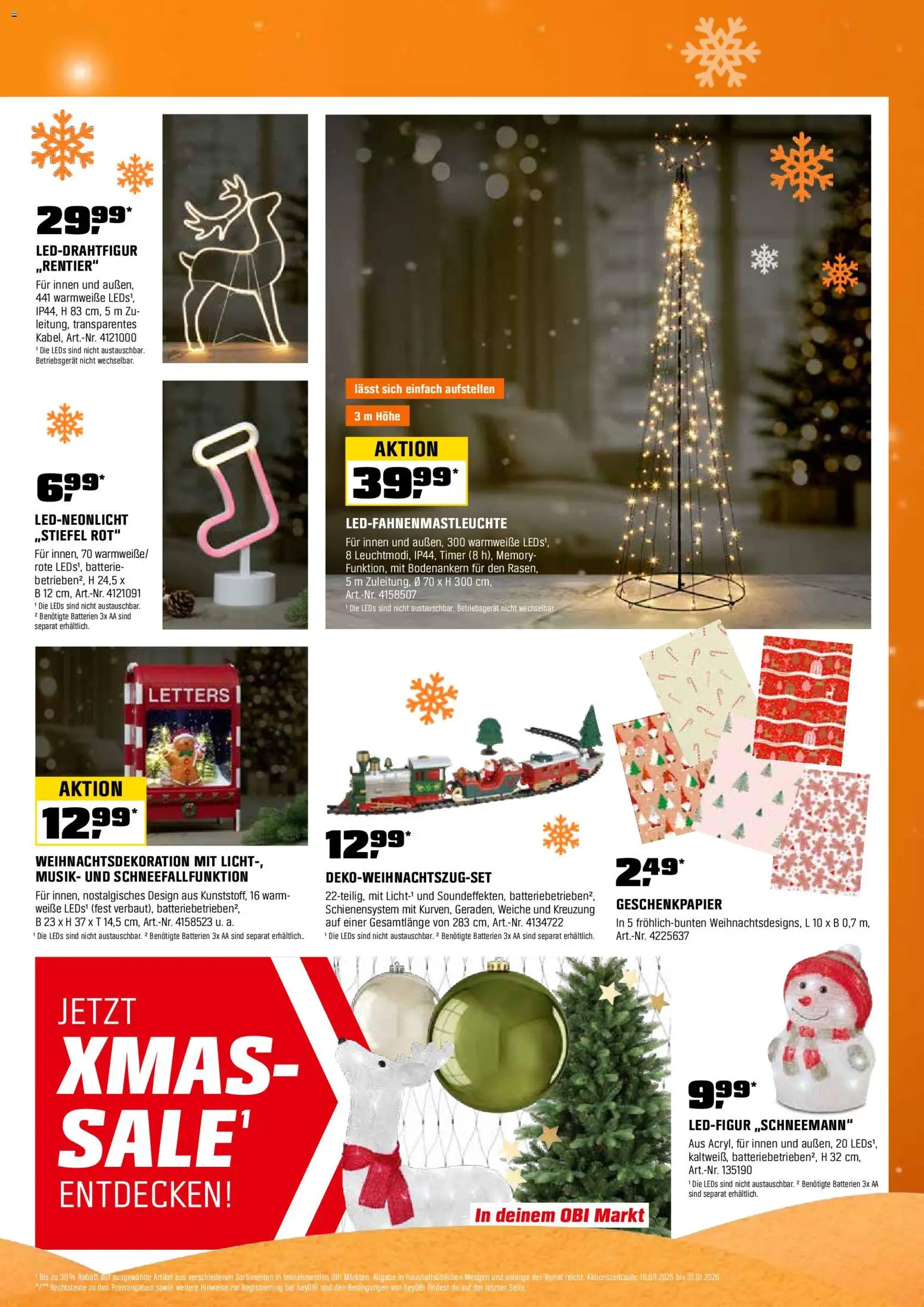 OBI Flugblatt gültig ab 14.12.2025 | Seite: 7 | Produkte: Batterie
