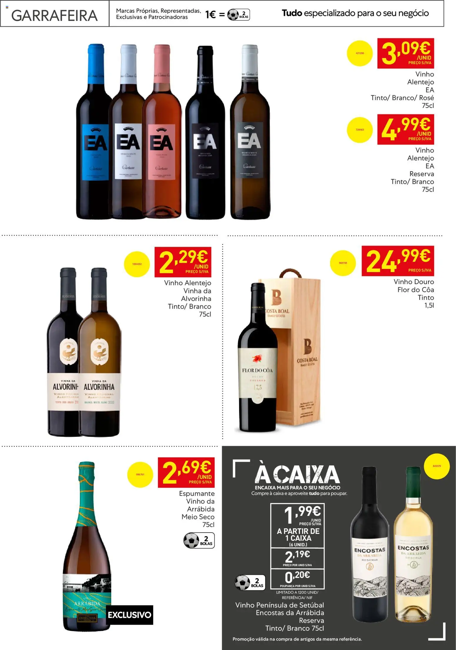 Recheio - Horeca Bons Negócios Madeira │ válido de 07.04.2026 | Página: 32 | Produtos: Espumante, Caixa, Vinho