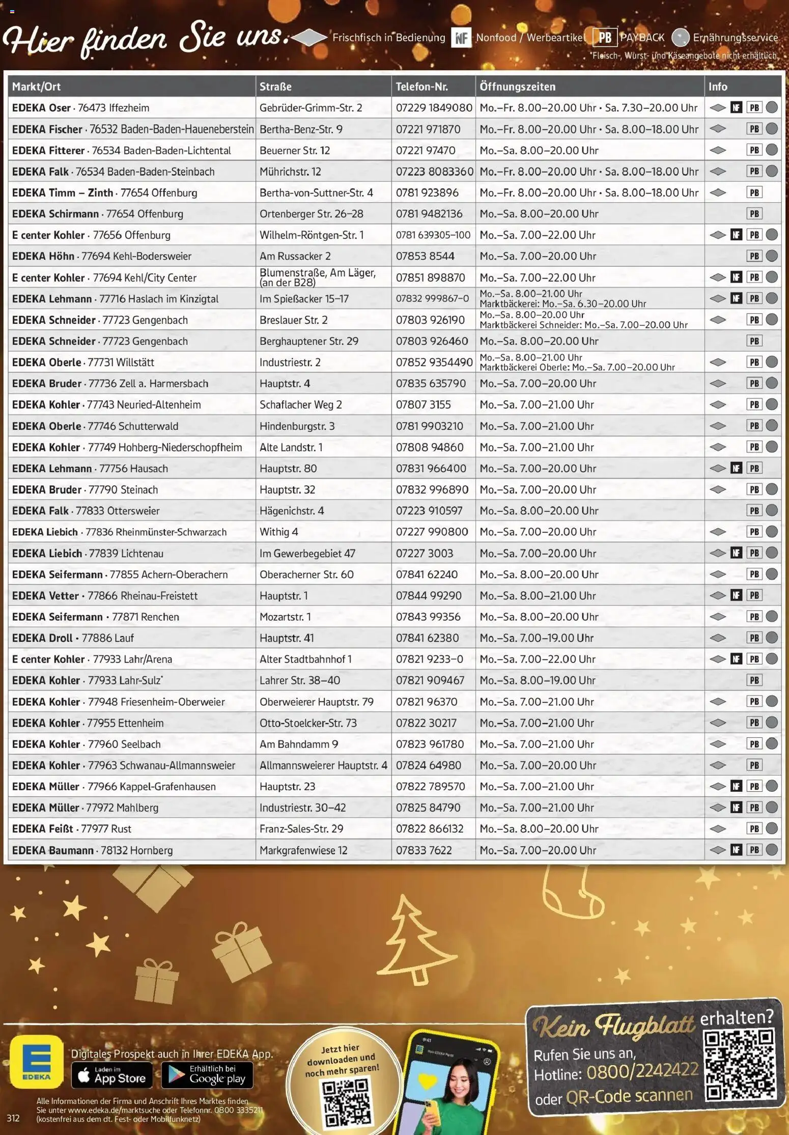 Edeka prospekt Ottersweier	 – gültig ab 08.12.2025 | Seite: 44 | Produkte: Wurst, Uhr