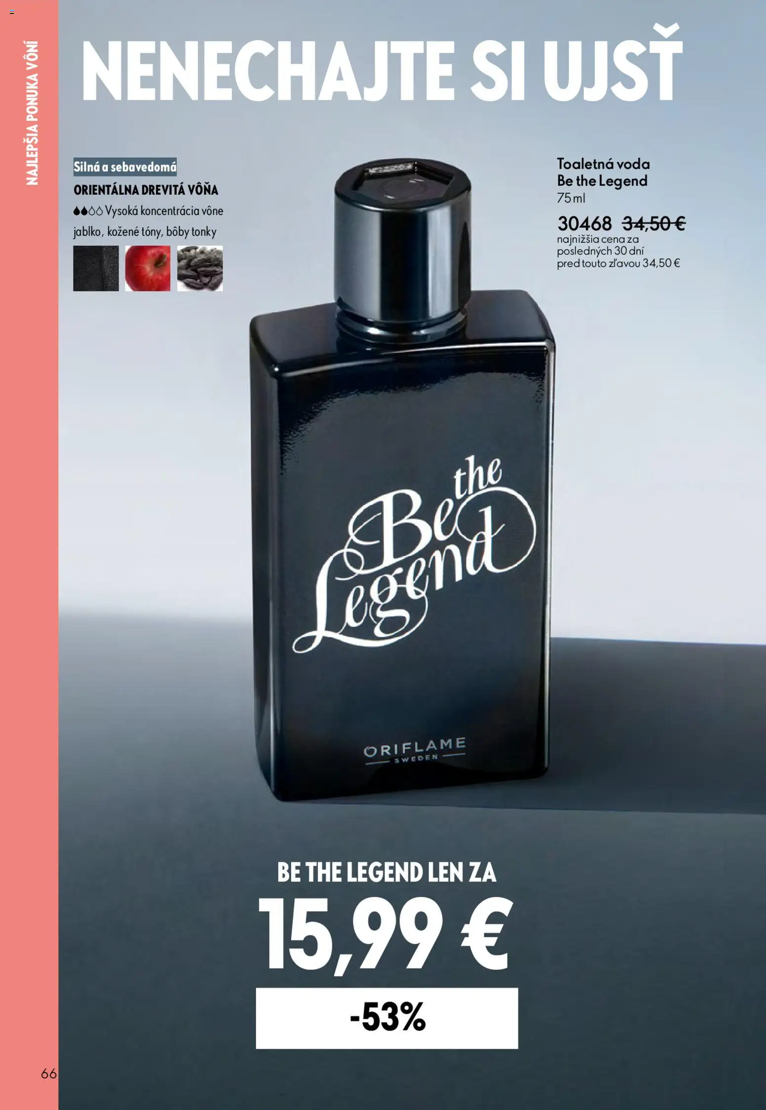 Nové Oriflame akcie – leták je platný od 06.05.2026 | Strana: 66 | Produkty: Toaletná voda, Voda